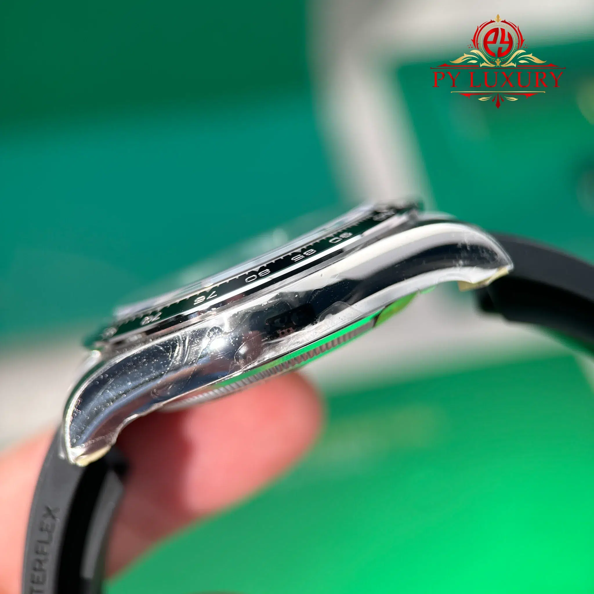 Rolex Daytona 126519-0006 Steel & Bright Black Dial Oysterflex Rubber Strap Best Replica VSF 40mm - 8