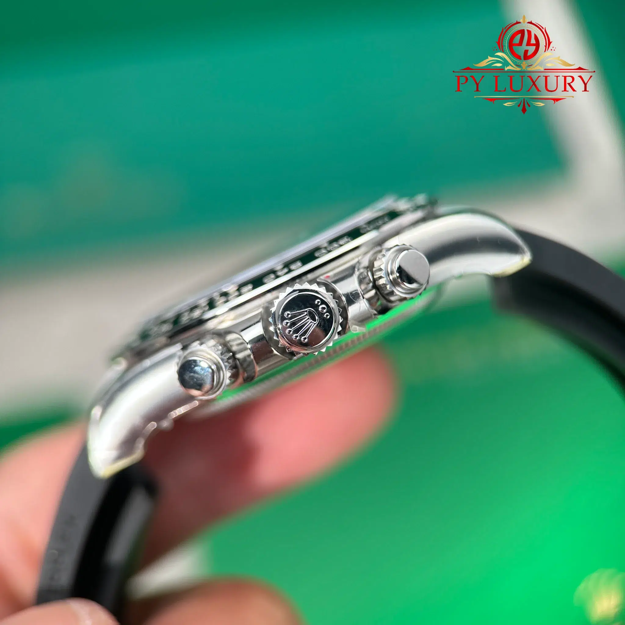 Rolex Daytona 126519-0006 Steel & Bright Black Dial Oysterflex Rubber Strap Best Replica VSF 40mm - 9