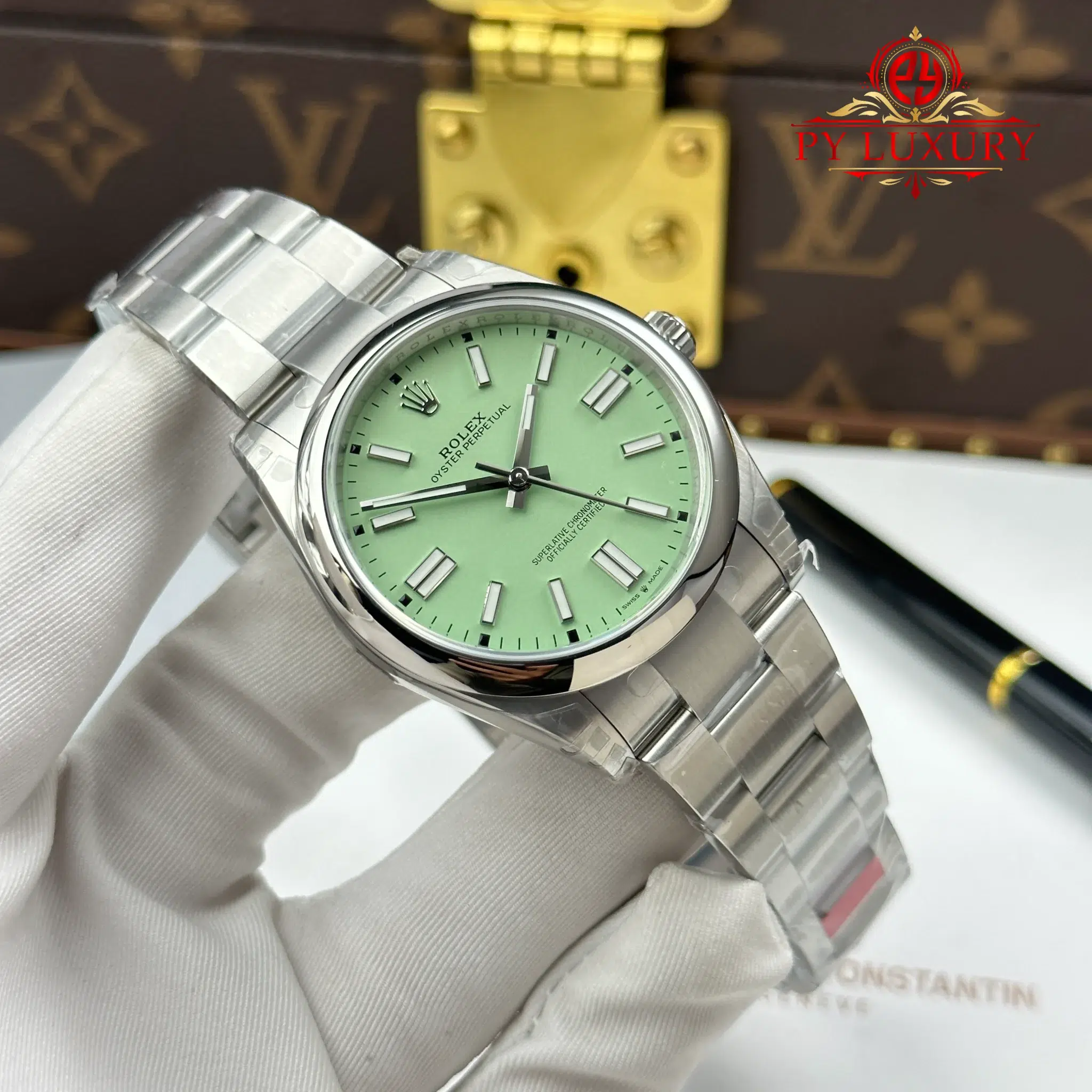 Rolex Oyster Perpetual 134300 Pistachio Dial Oyster Bracelet - 2