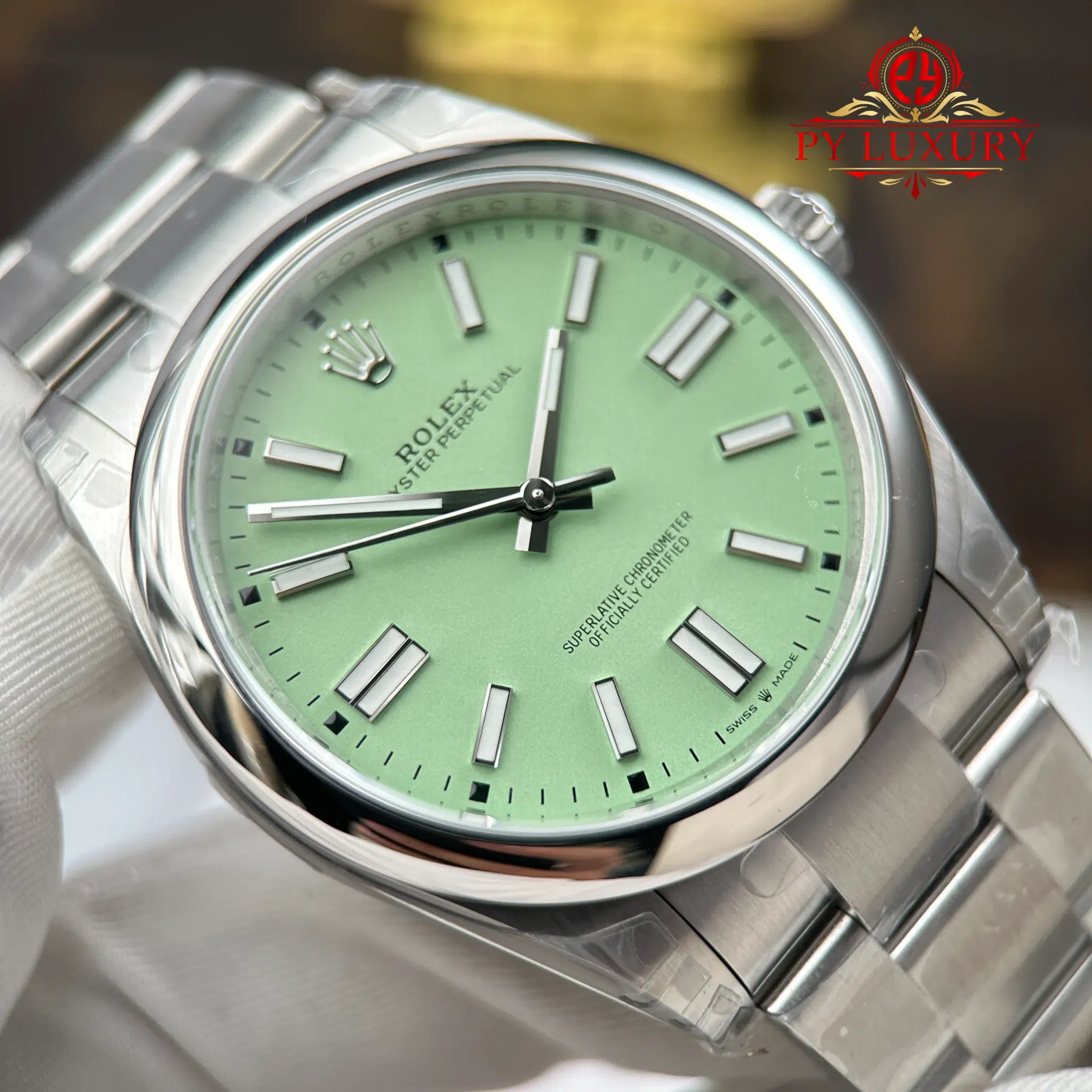 Rolex Oyster Perpetual 134300 Pistachio Dial Oyster Bracelet - 4
