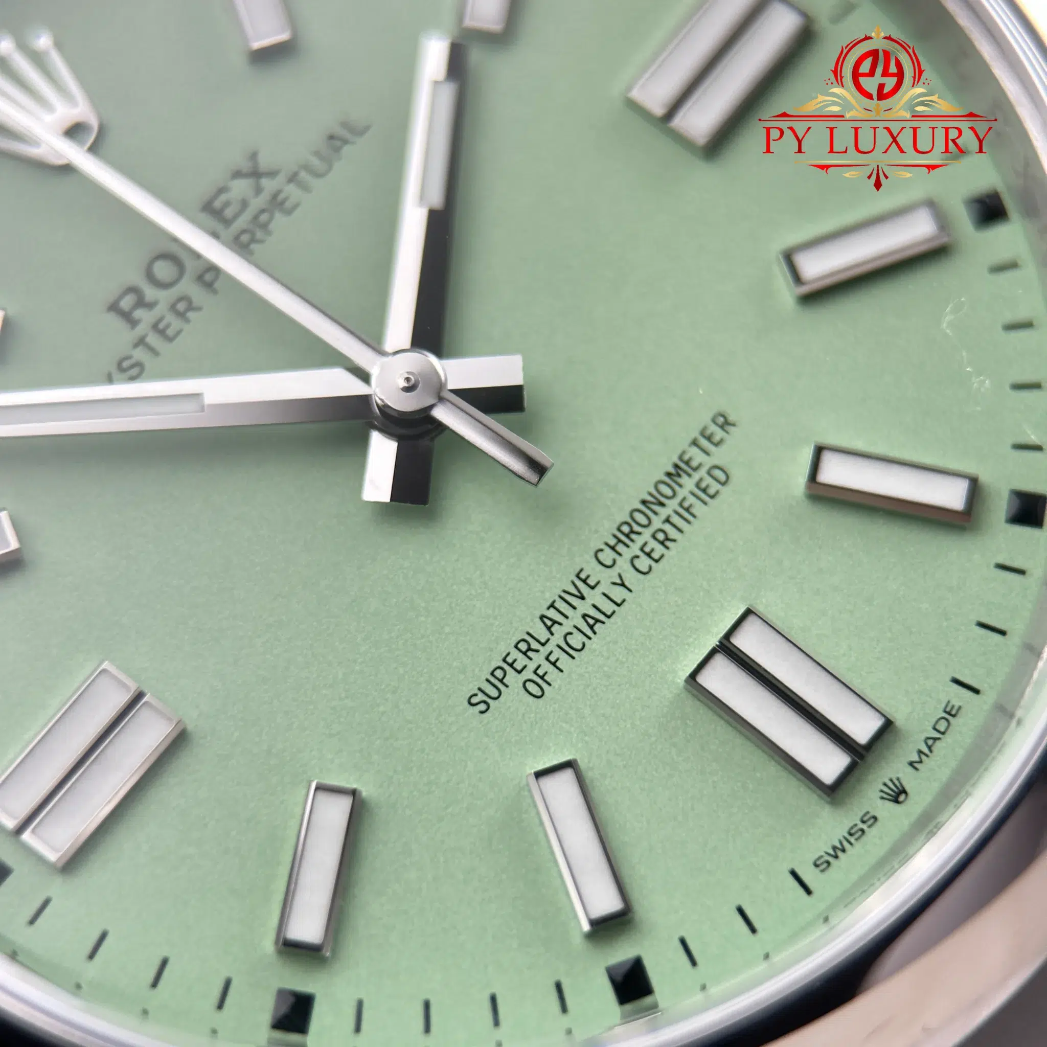 Rolex Oyster Perpetual 134300 Pistachio Dial Oyster Bracelet - 7