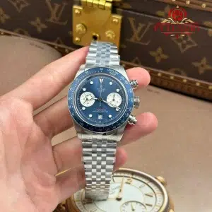 Tudor Black Bay Chrono M79360N-0002 Blue Dial Jubilee Bracelet Best Replica