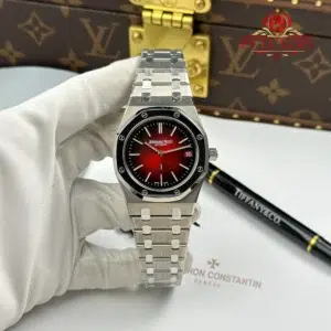 Audemars Piguet Royal Oak Jumbo 16202XT Extra-thin Titanium Smoked Burgundy Dial 1:1 Best Replica