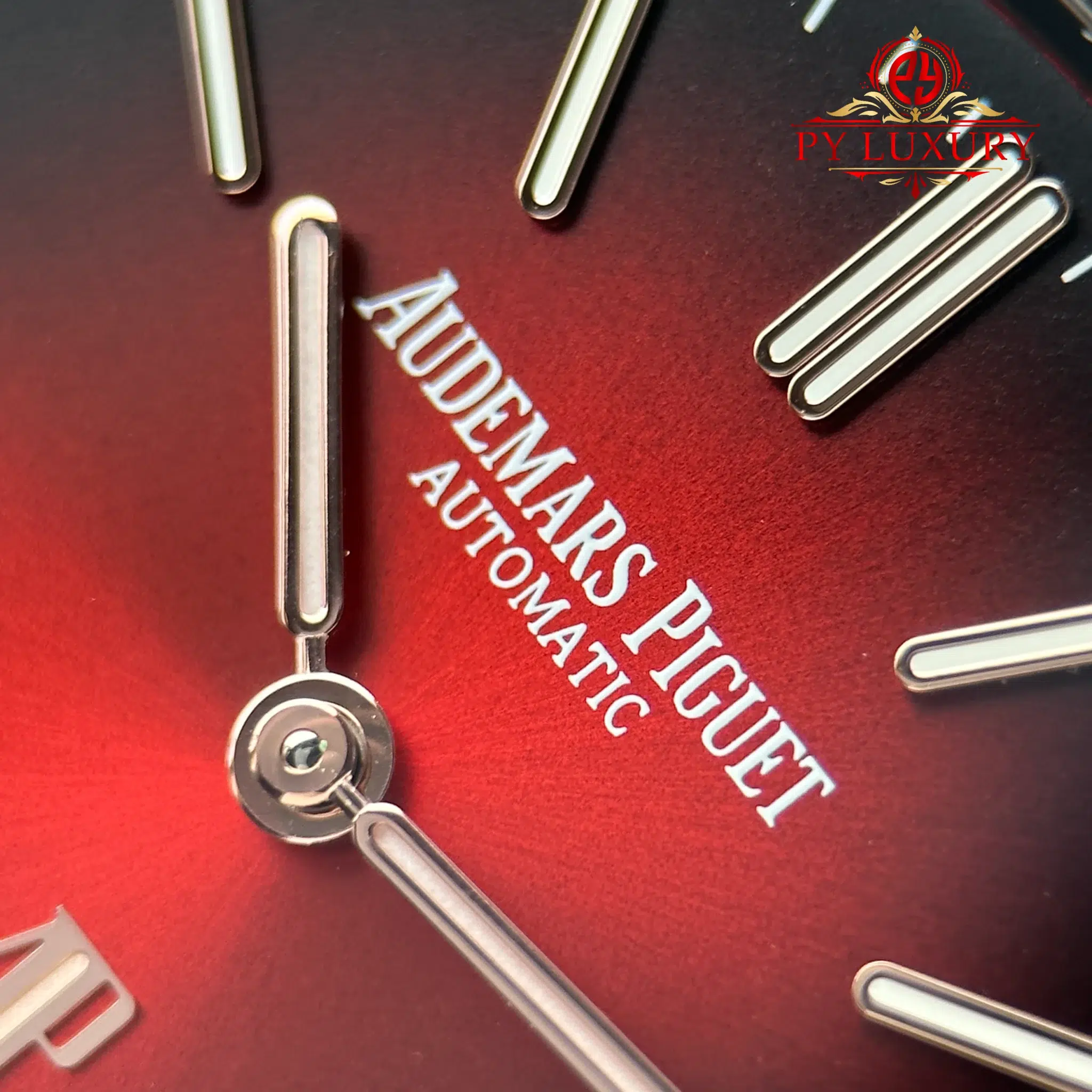 Audemars Piguet Royal Oak Jumbo 16202XT Extra-thin Titanium Smoked Burgundy Dial - 6