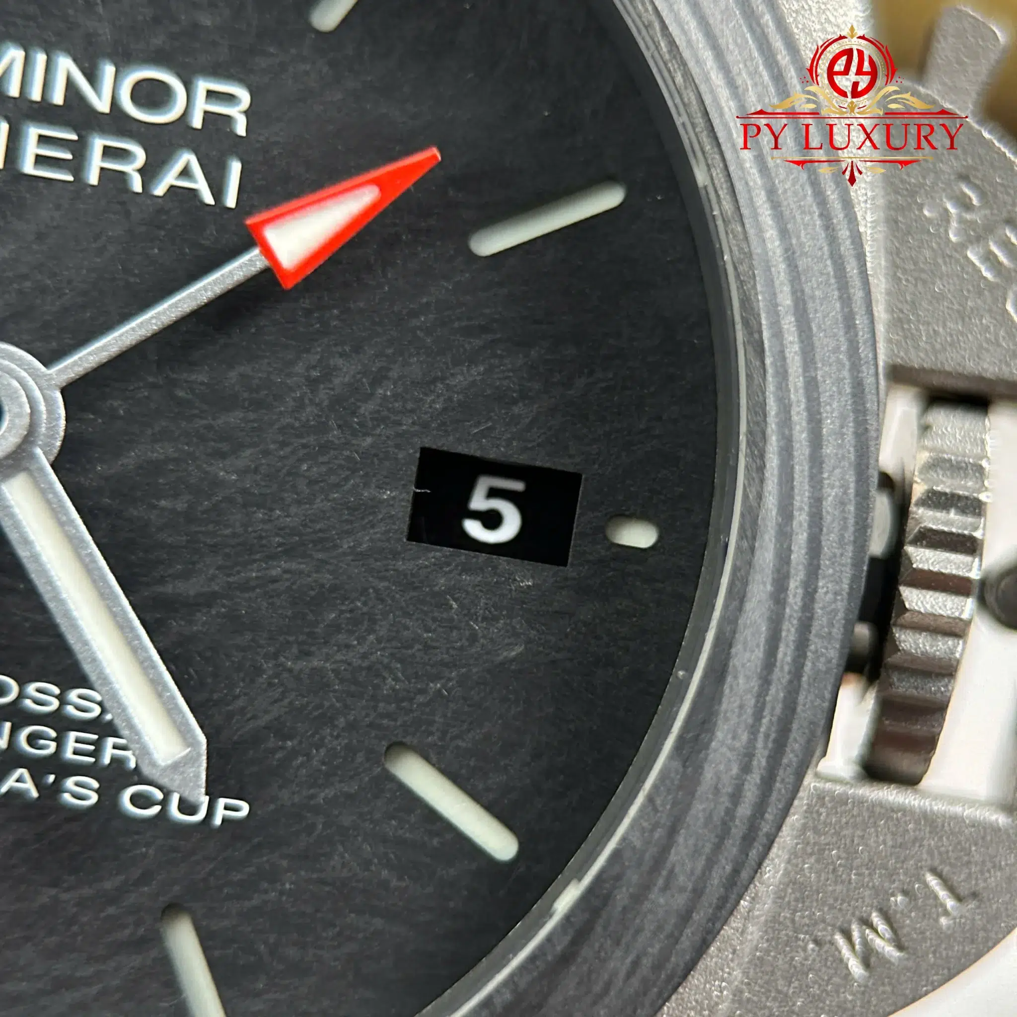 Panerai Luminor Luna Rossa GMT PAM1096 Titanium Carbotech Scafotech - 5