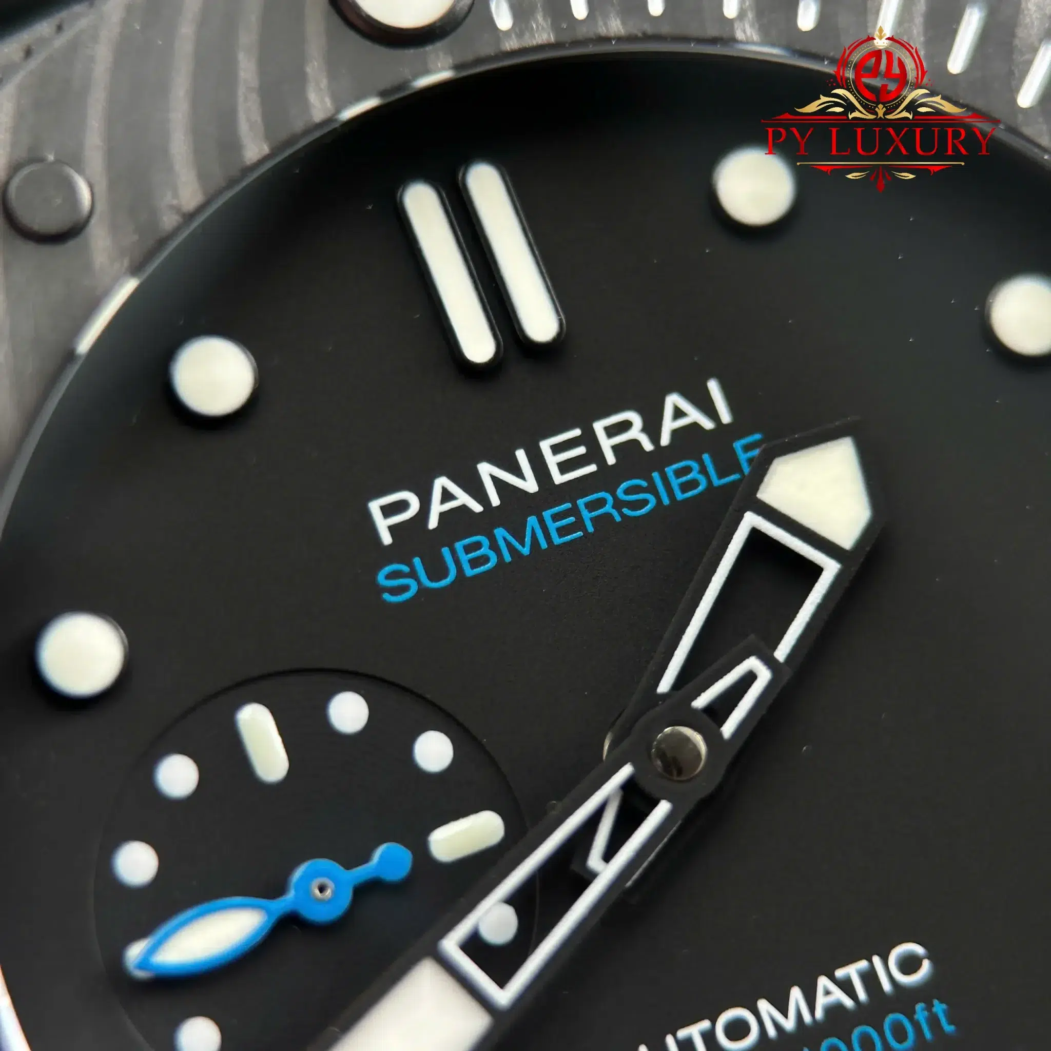 Panerai Submersible Carbotech™ PAM2231 Black Dial Rubber Band - 1
