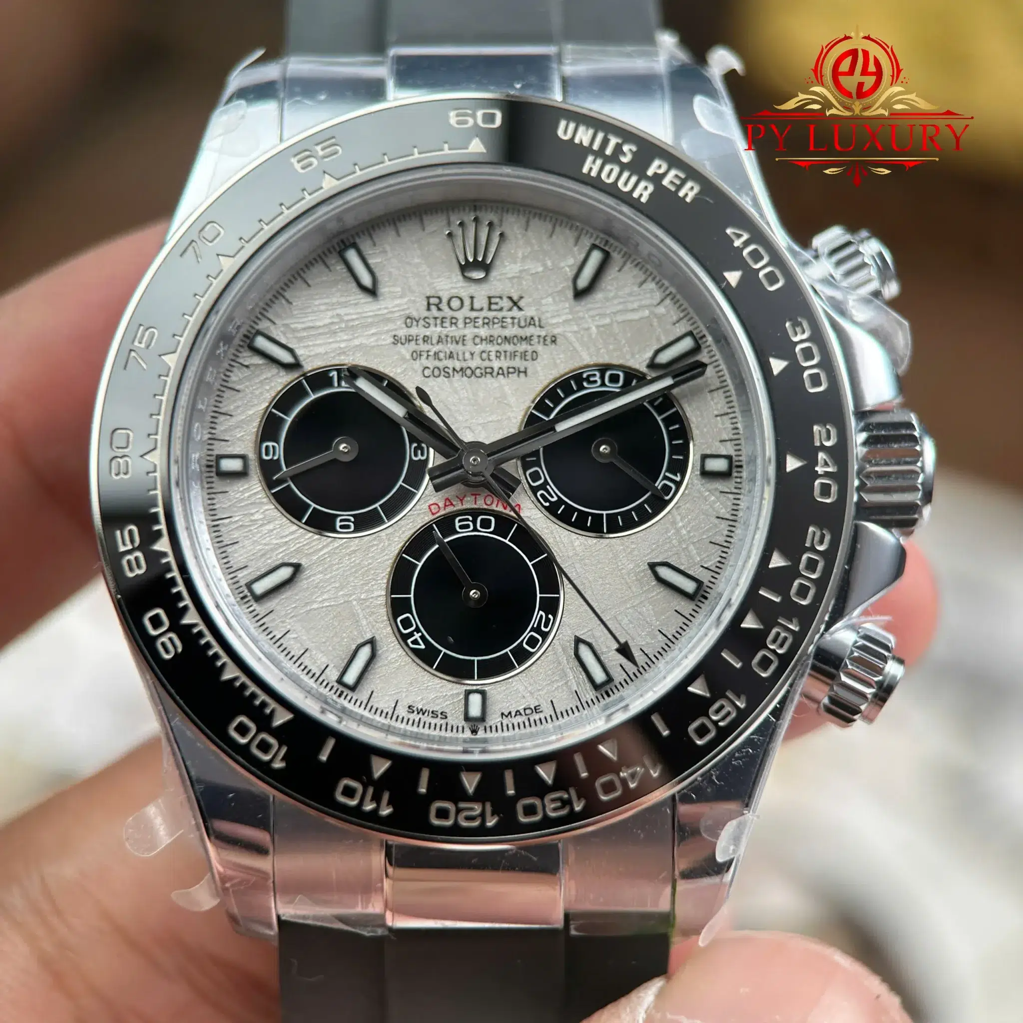 Rolex Cosmograph Daytona 126519LN Meteorite Dial Oysterflex Bracelet QF - 12