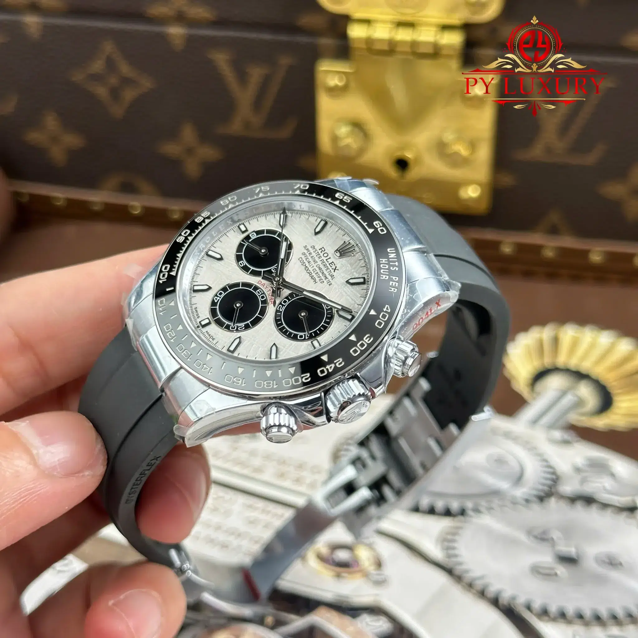 Rolex Cosmograph Daytona 126519LN Meteorite Dial Oysterflex Bracelet QF - 9