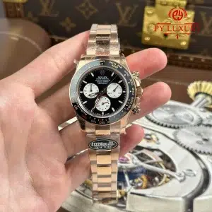 Rolex Cosmograph Daytona “Le Mans” 126525LN Rose Gold Black Dial Best Replica
