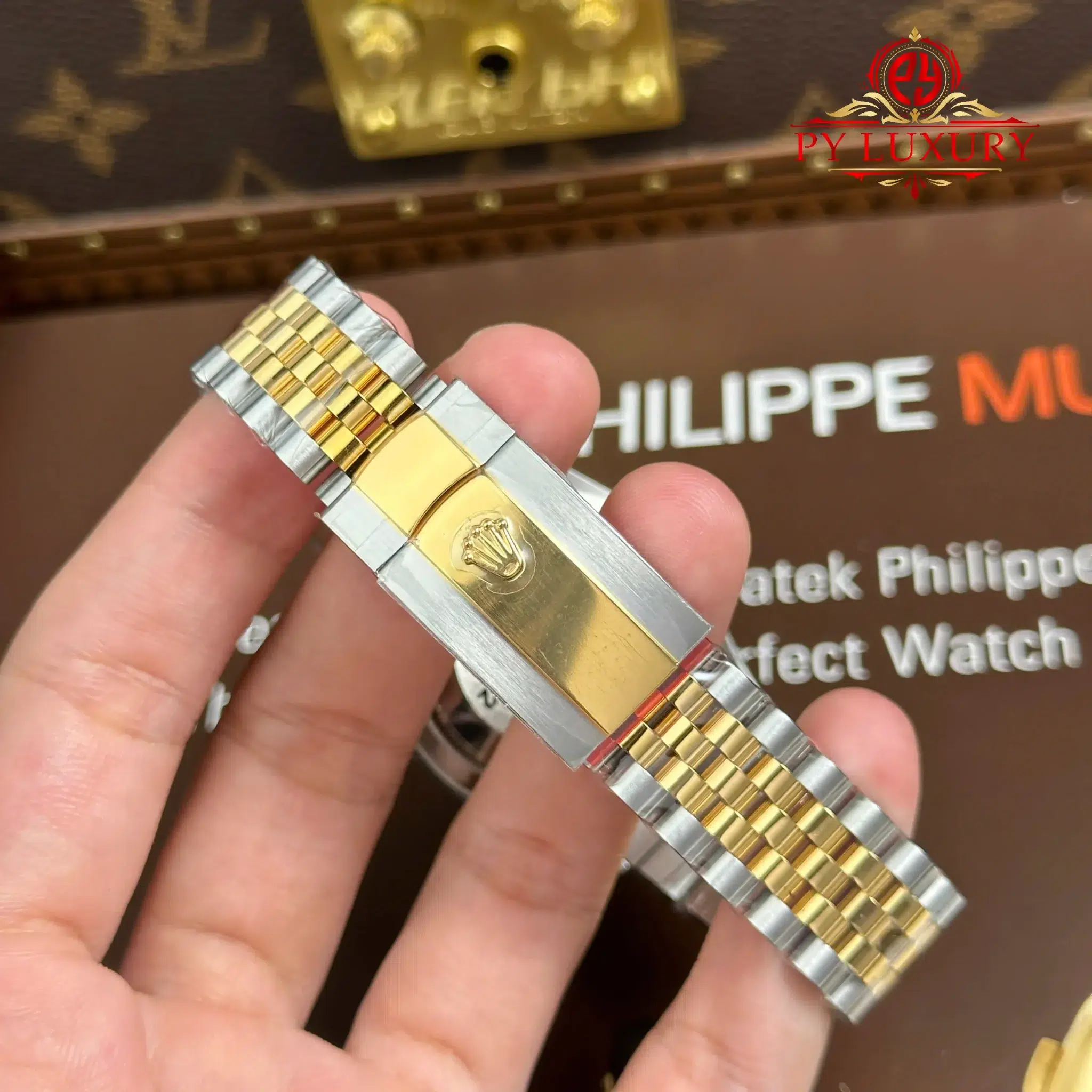 Rolex Datejust 126283RBR Steel Yellow Gold Fluted-Motif Dial Diamond Bezel Jubilee Bracelet - 1