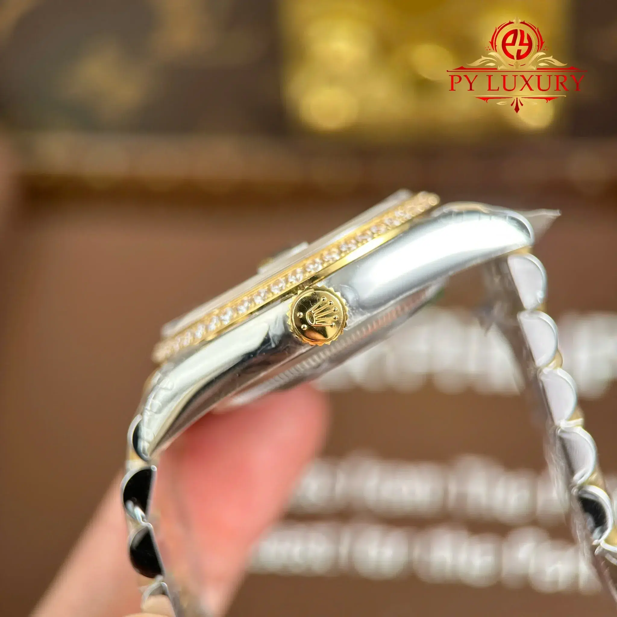 Rolex Datejust 126283RBR Steel Yellow Gold Fluted-Motif Dial Diamond Bezel Jubilee Bracelet - 3