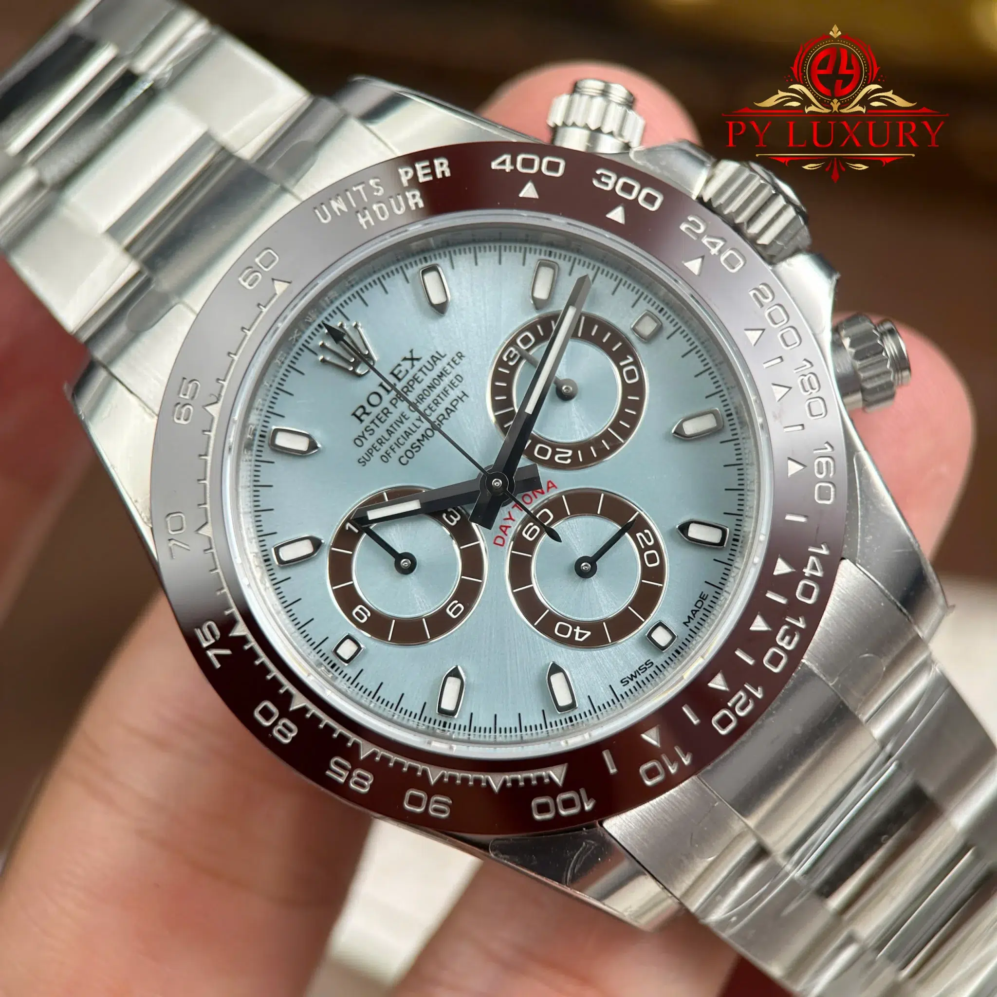 Rolex Daytona 116506 Ice-Blue Luminous Dial Gain Weight Super Clone - 14