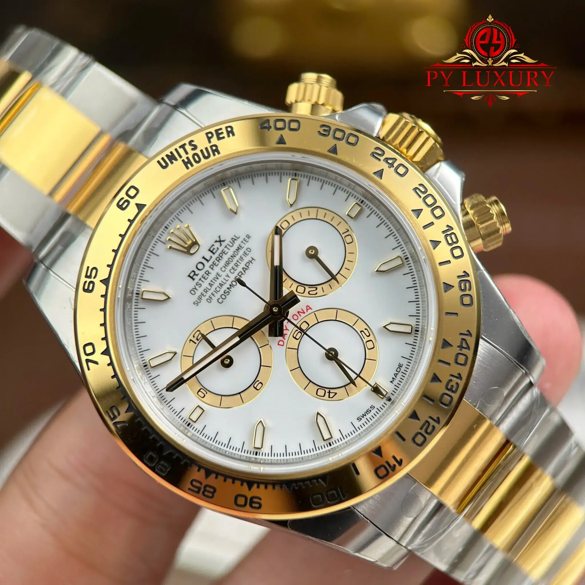 Rolex Daytona 126503-0001 Two Tone Steel & Yellow Gold White Dial - 11