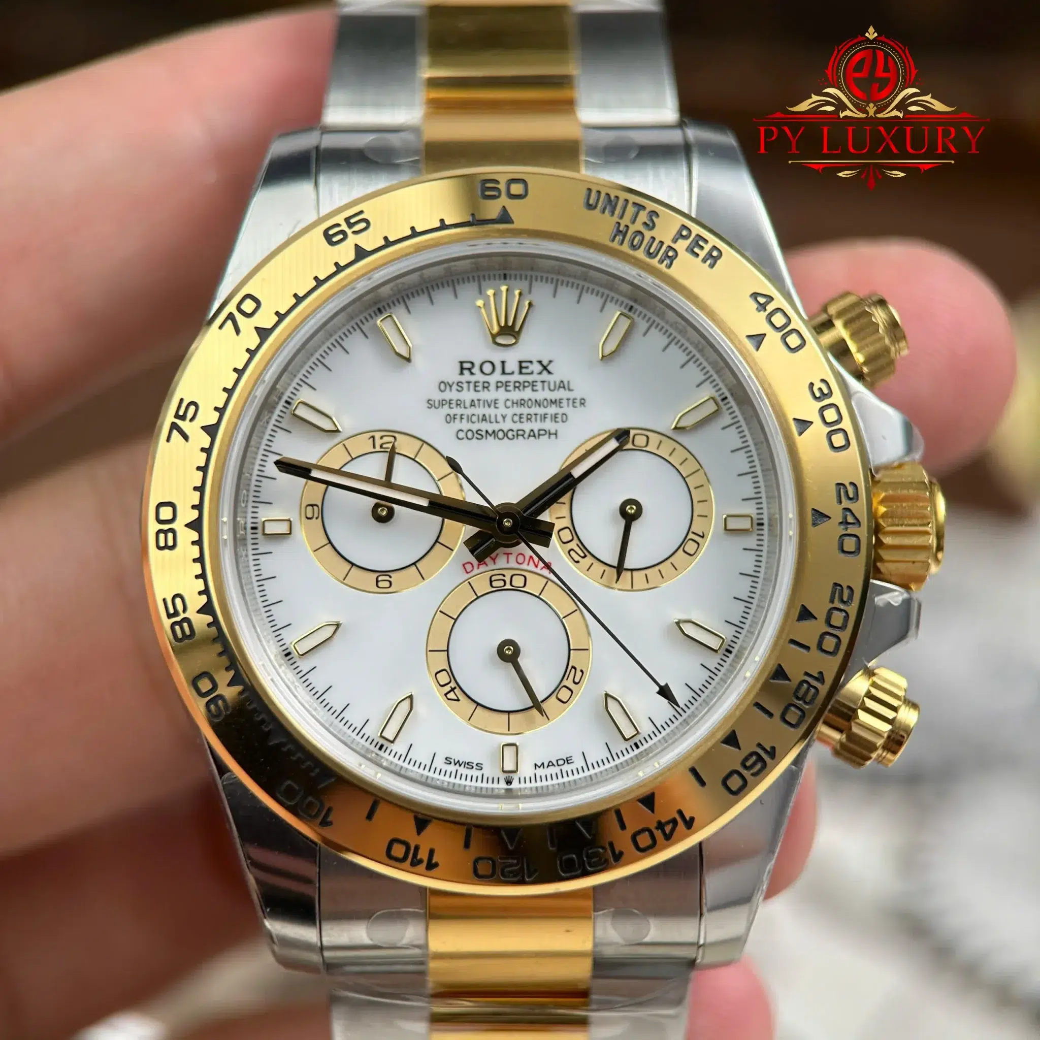 Rolex Daytona 126503-0001 Two Tone Steel & Yellow Gold White Dial - 5