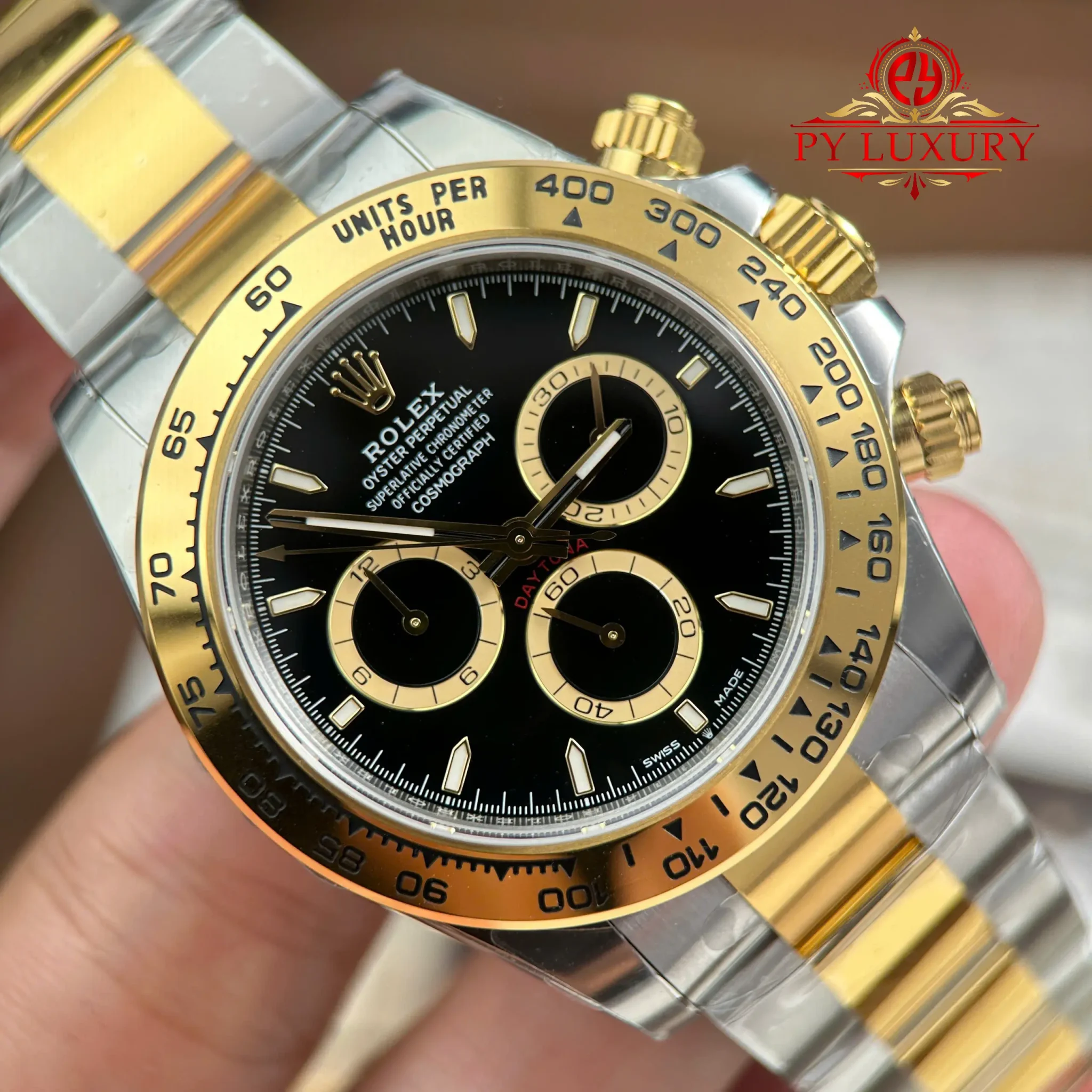 Rolex Daytona 126503-0003 Two Tone Steel & Yellow Gold Black Dial - 4