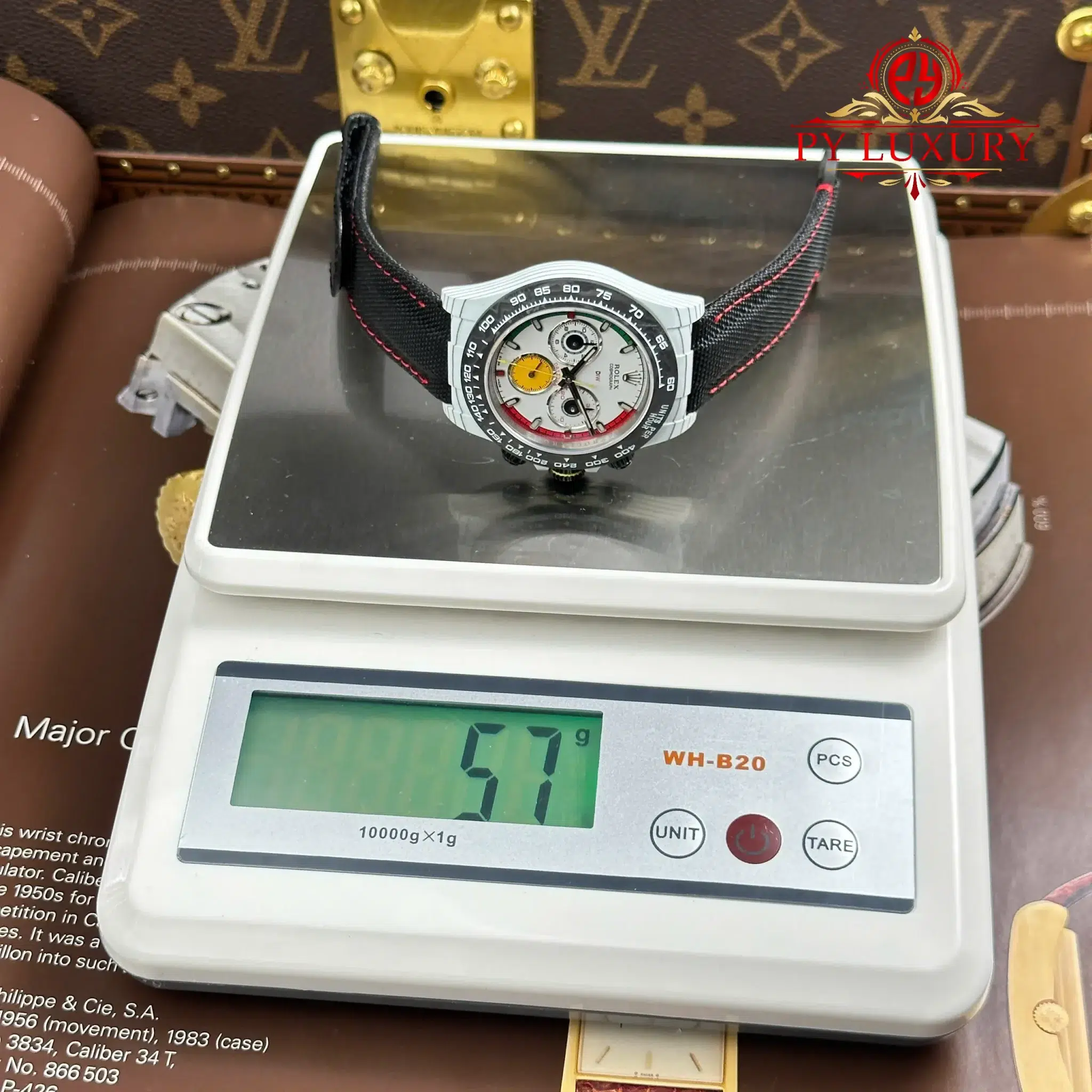 Rolex Daytona DiW Ferrari CarboQuartz White Dial Nylon Strap - 1