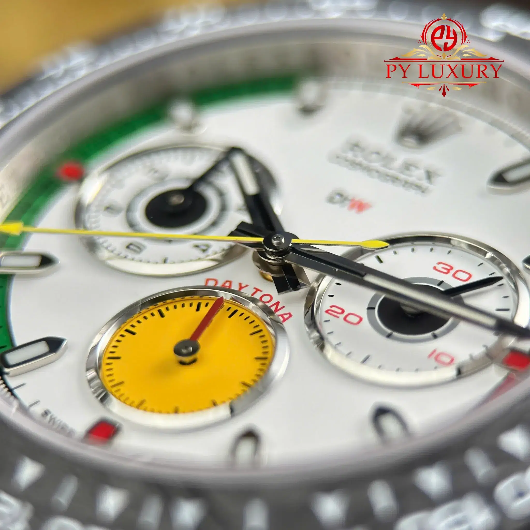 Rolex Daytona DiW Ferrari CarboQuartz White Dial Nylon Strap - 7