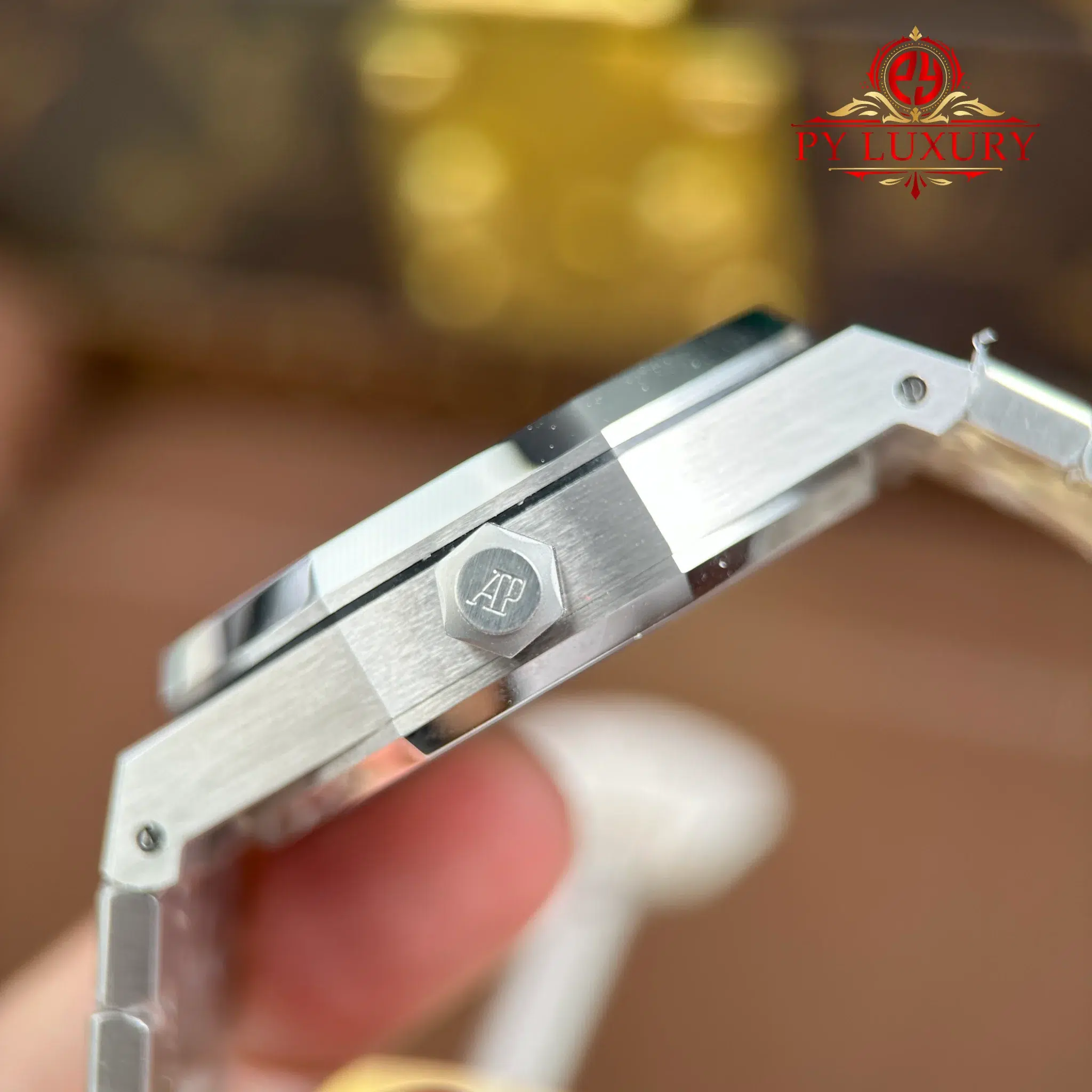 Audemars Piguet Royal Oak Selfwinding Flying Tourbillon 26730TI 50th Anniversary Blue Dial - 9