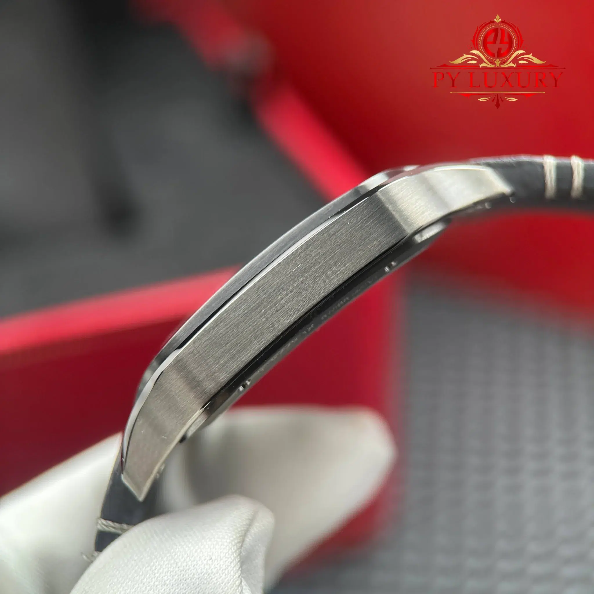 Cartier Santos Skeleton ADLC “Noctambule” WHSA0009 Leather Strap Super Clone Rich Factory - 8