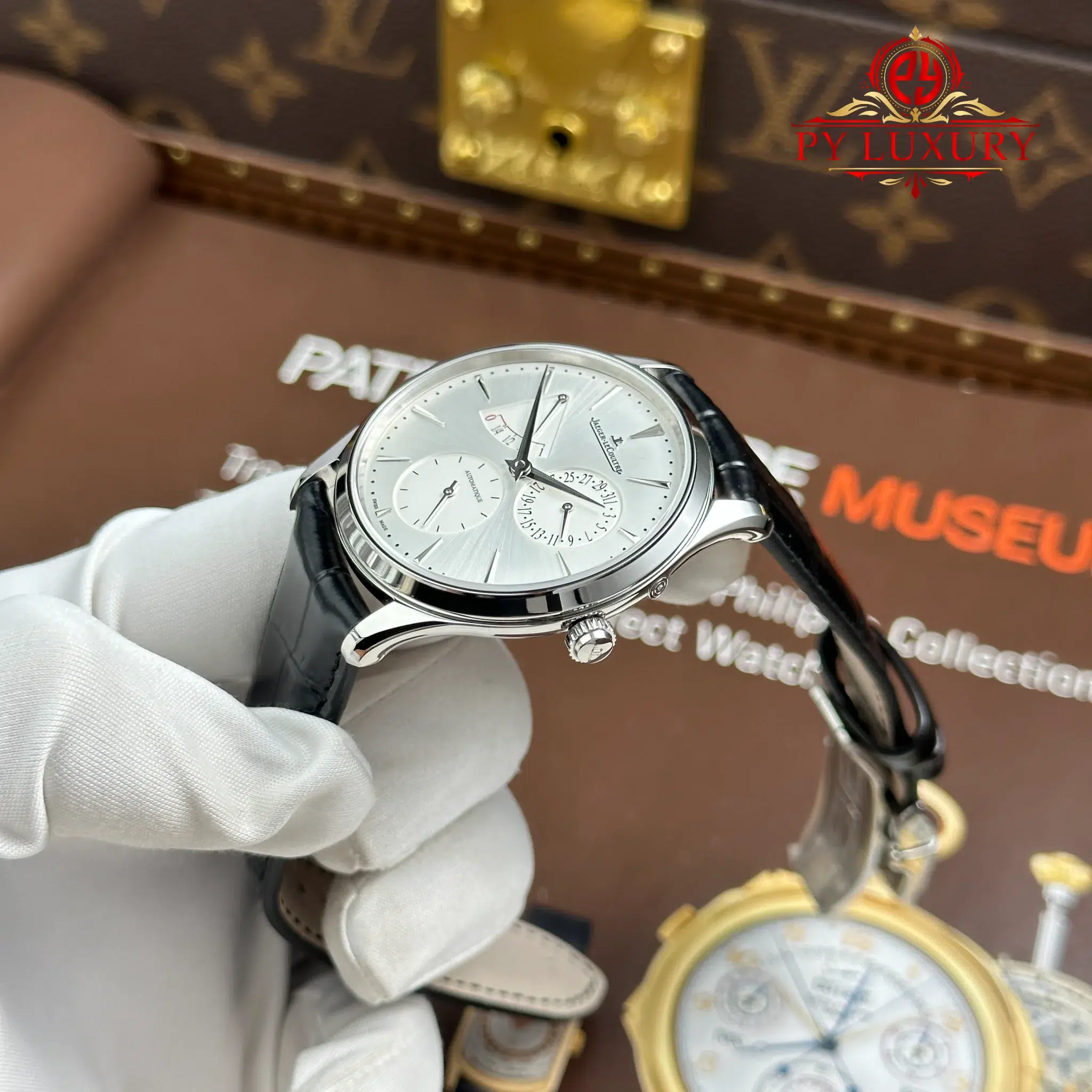 Jaeger Lecoultre Master Ultra Thin Power Reserve Q1378421 Silver Dial - 3