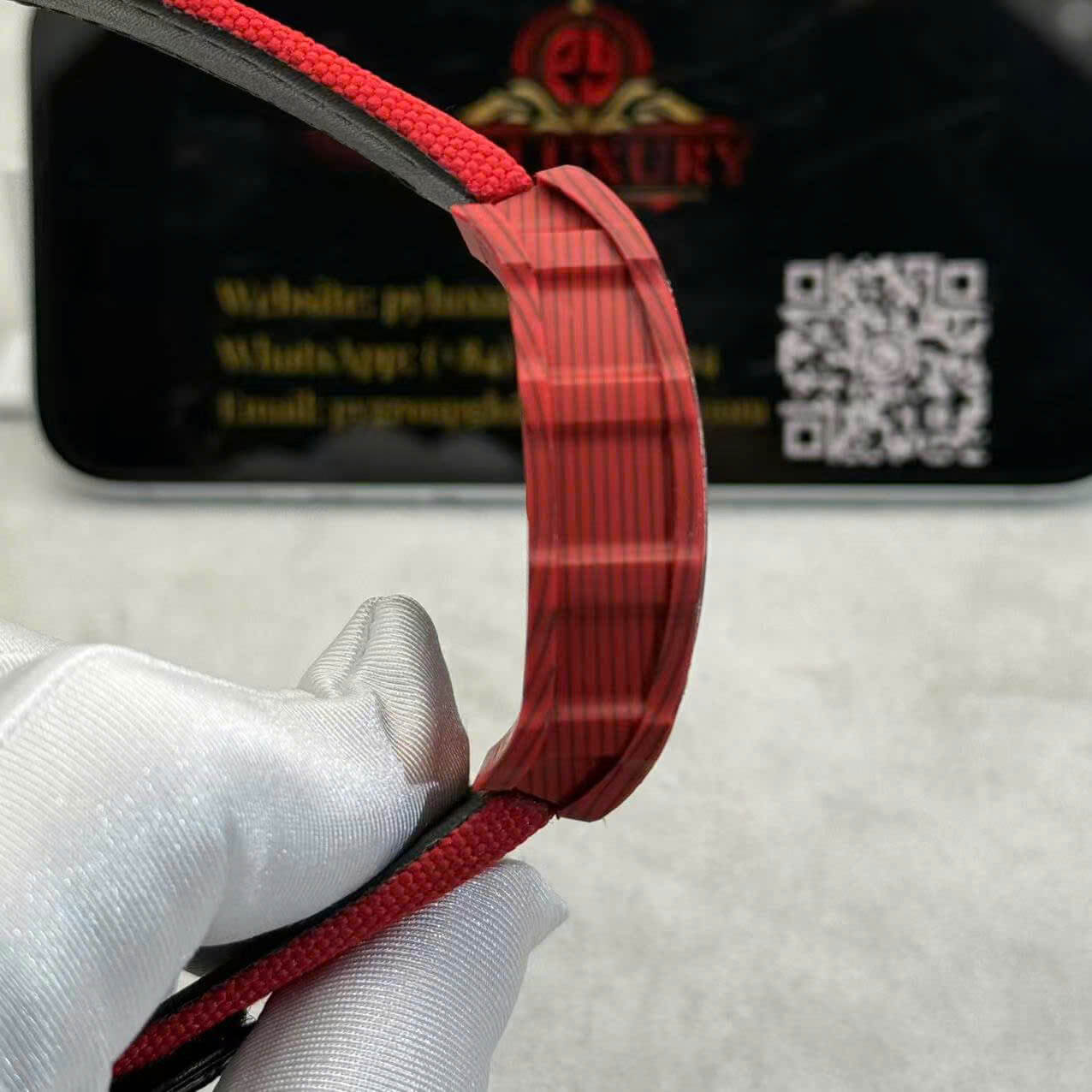 Richard Mille RM 35-02 Red Quartz TPT Custom Made Snow Diamond Vaucher Movement Exclusive Quality - 3