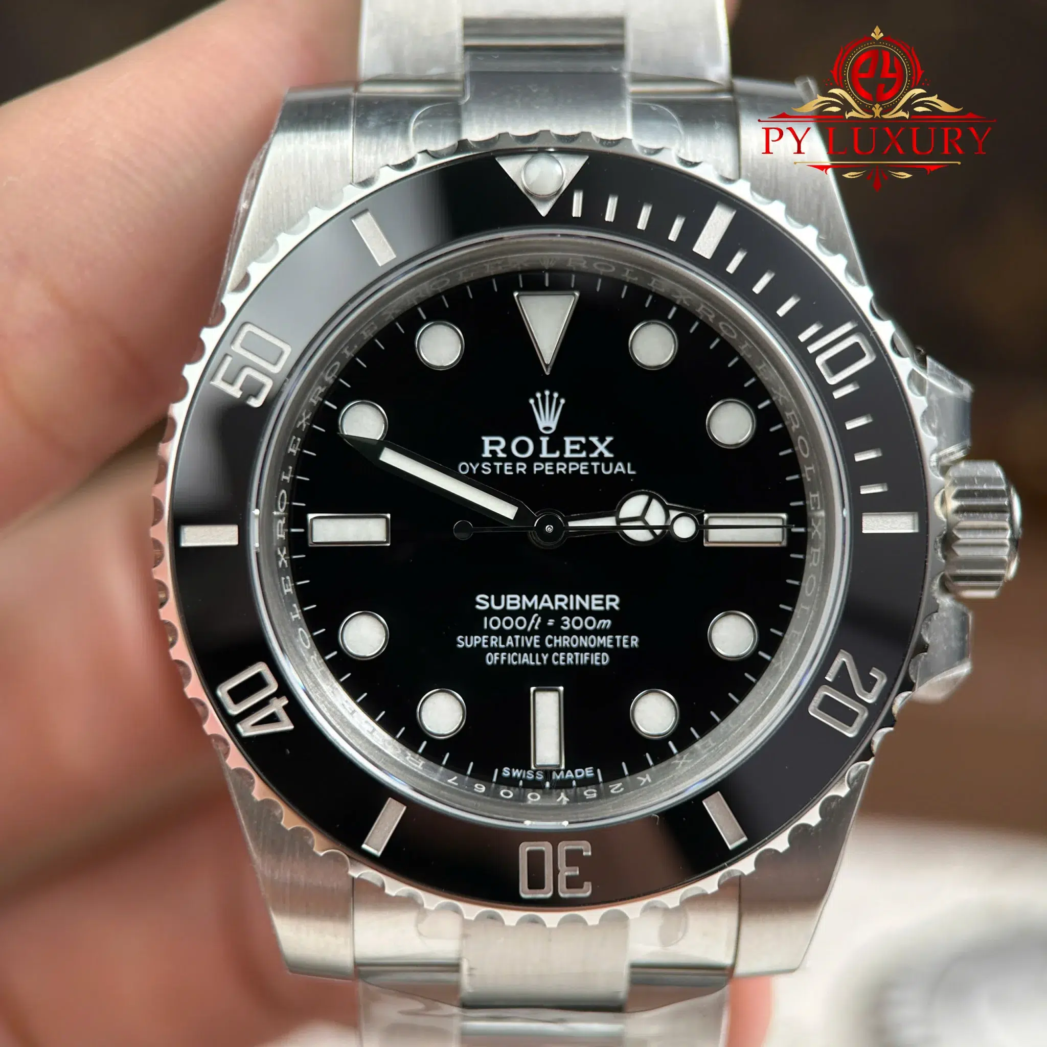 Rolex Submariner No Date 114060 Black Dial VSF - 5