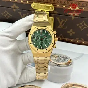 Audemars Piguet Royal Oak Chronograph 26331BA Yellow Gold Green Dial 1:1 Best Replica APSF