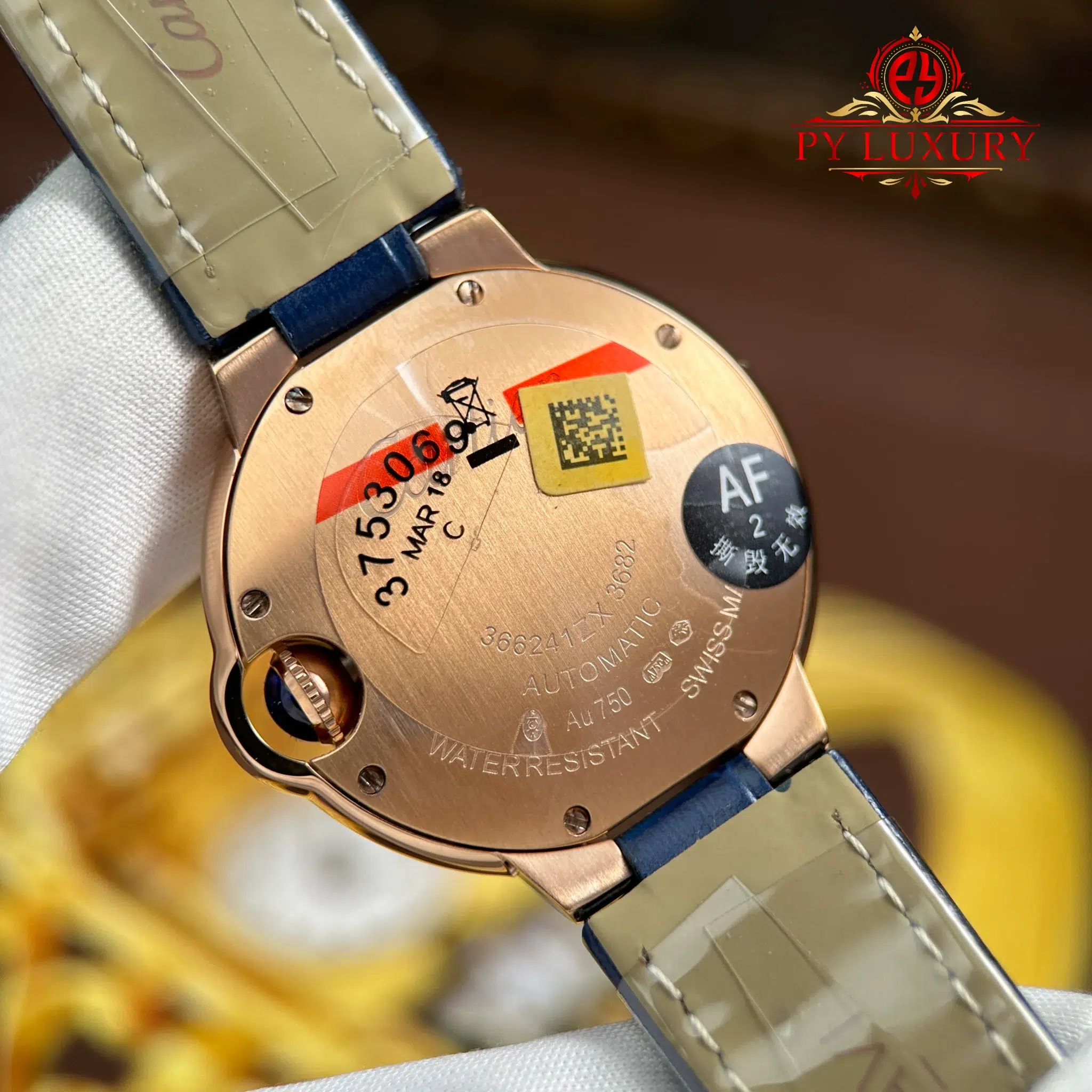 Cartier Ballon Bleu de Cartier WGBB0052 Rose Gold Silvered Stone-set Dial - 9