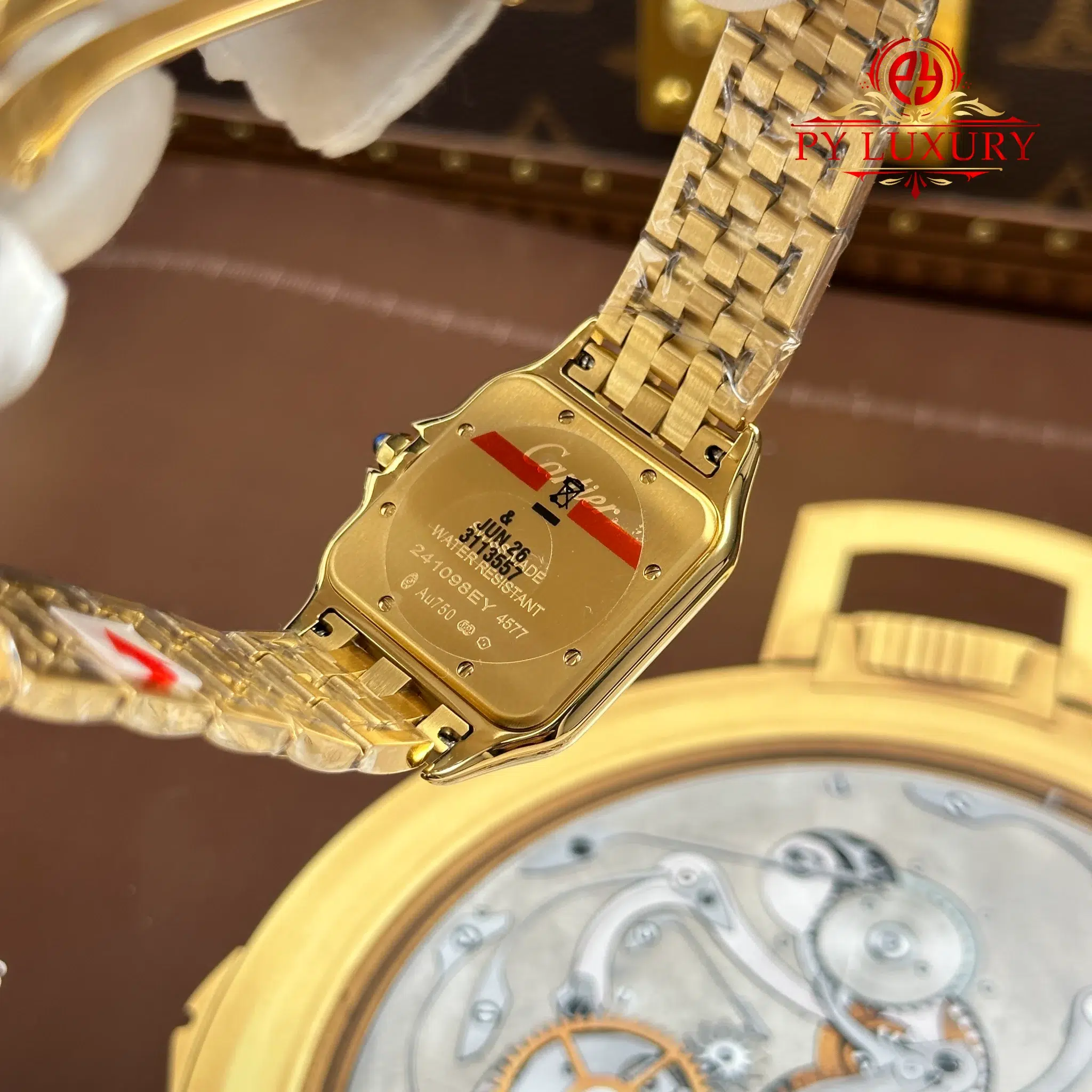 Cartier Panthere Large Model WGPN0051 Yellow Gold White Dial - 11