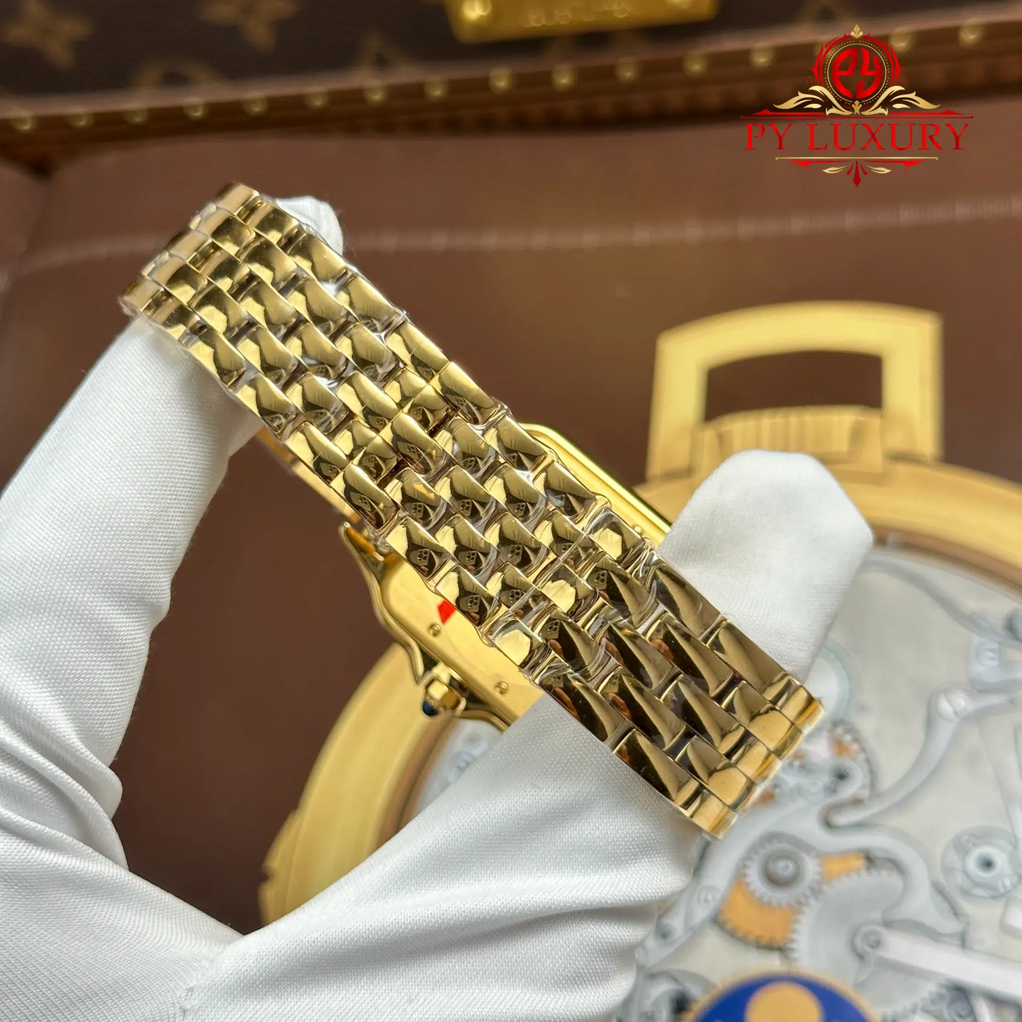 Cartier Panthere Large Model WGPN0051 Yellow Gold White Dial - 13