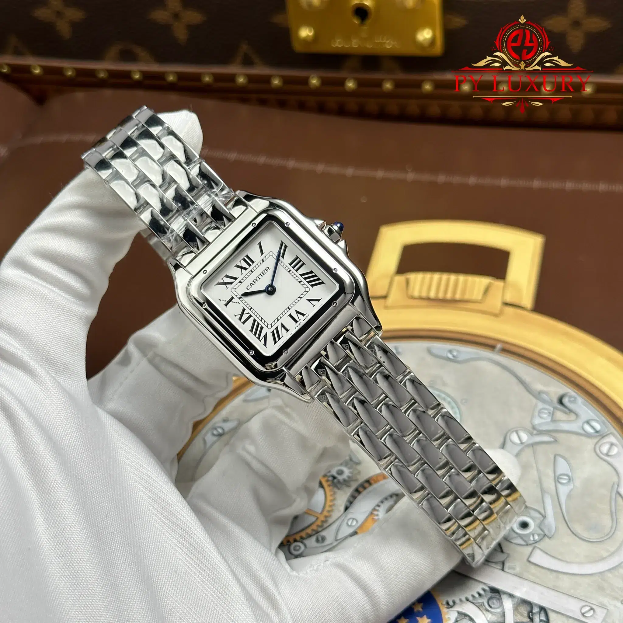 Cartier Panthere Large Model WSPN0016 Steel White Dial - 2