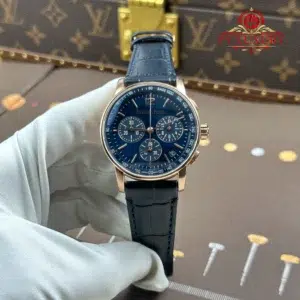 Audemars Piguet Code 11.59 Chronograph 26393OR Rose Gold Blue Dial Leather Strap 1:1 Best Replica APSF