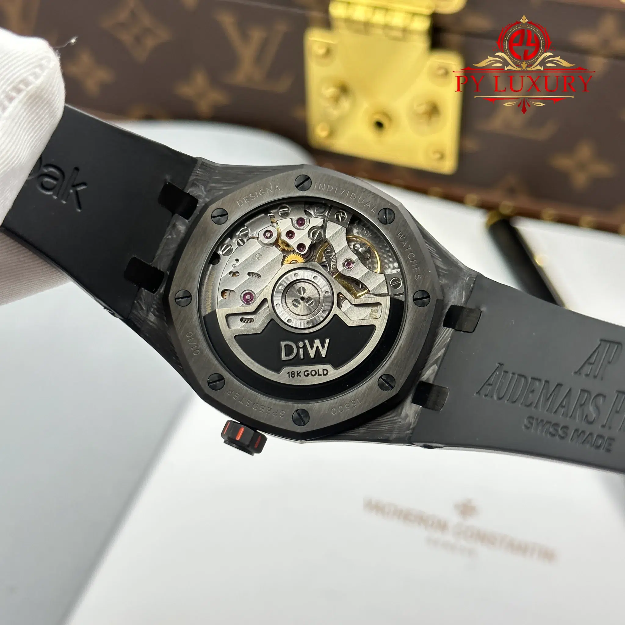 DiW Audemars Piguet Royal Oak 15500 Voidline Ember Black Carbon 1 1 Best Replica - 12