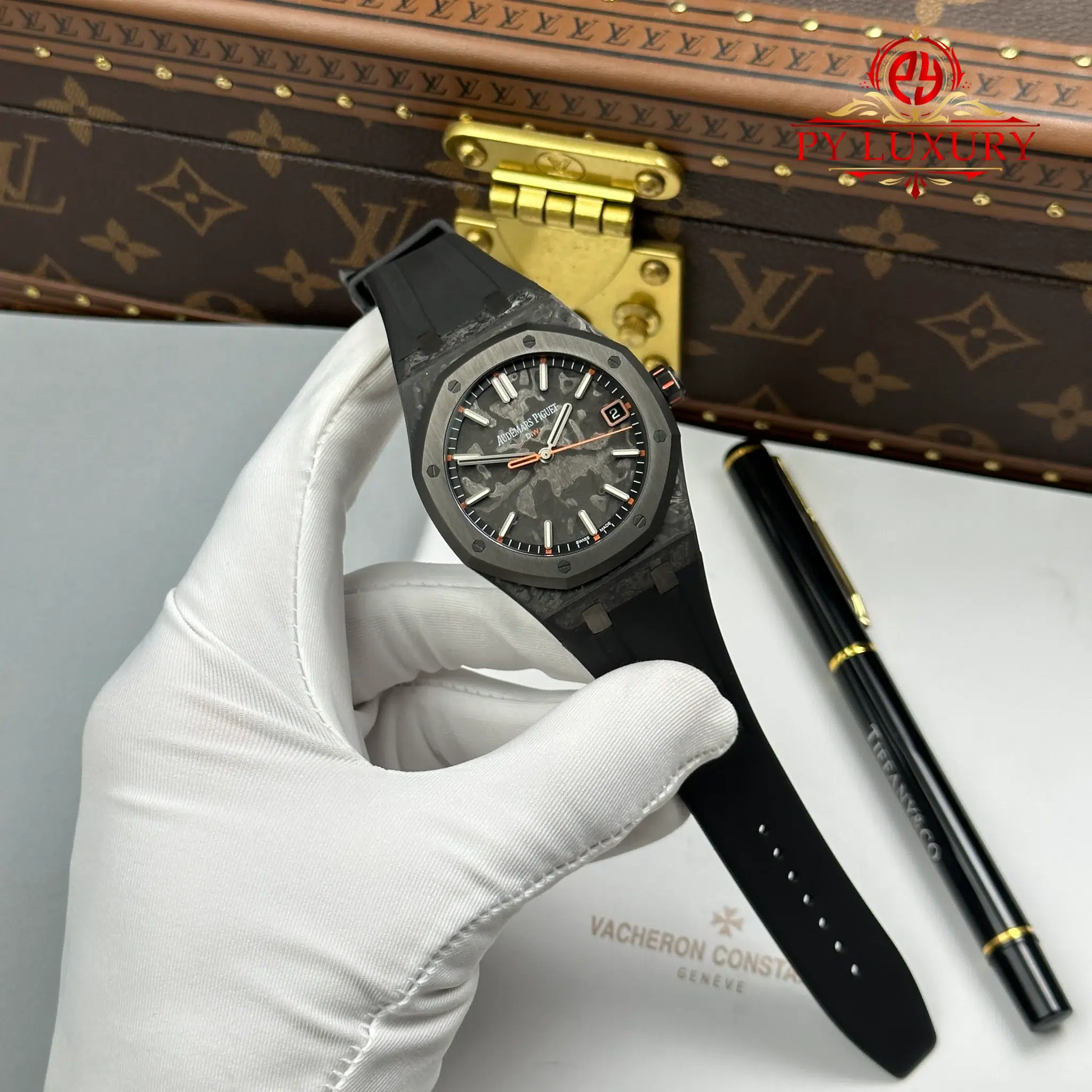 DiW Audemars Piguet Royal Oak 15500 Voidline Ember Black Carbon 1 1 Best Replica - 2