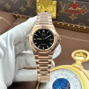IWC Ingenieur IW328702 Rose Gold Black Dial Best Replica GH Factory