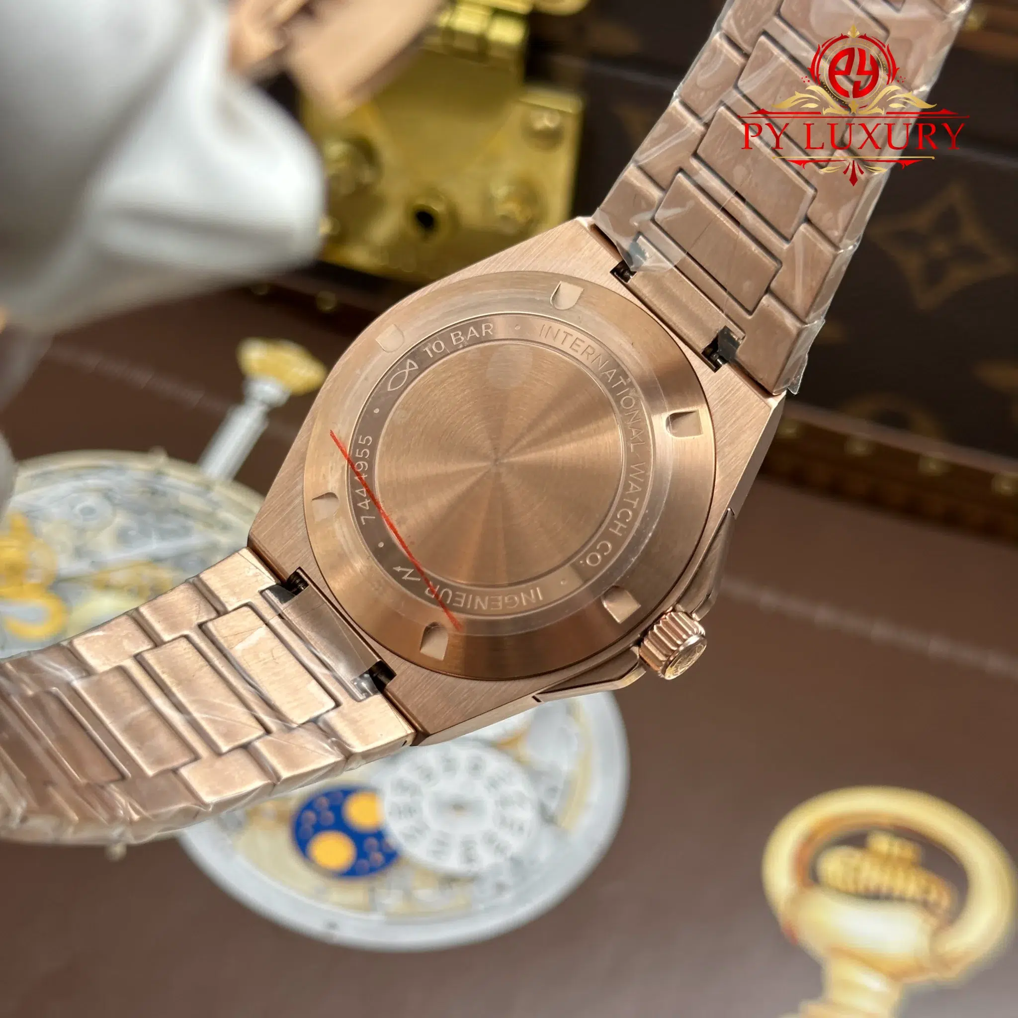 IWC Ingenieur IW328702 Rose Gold Black Dial - 11