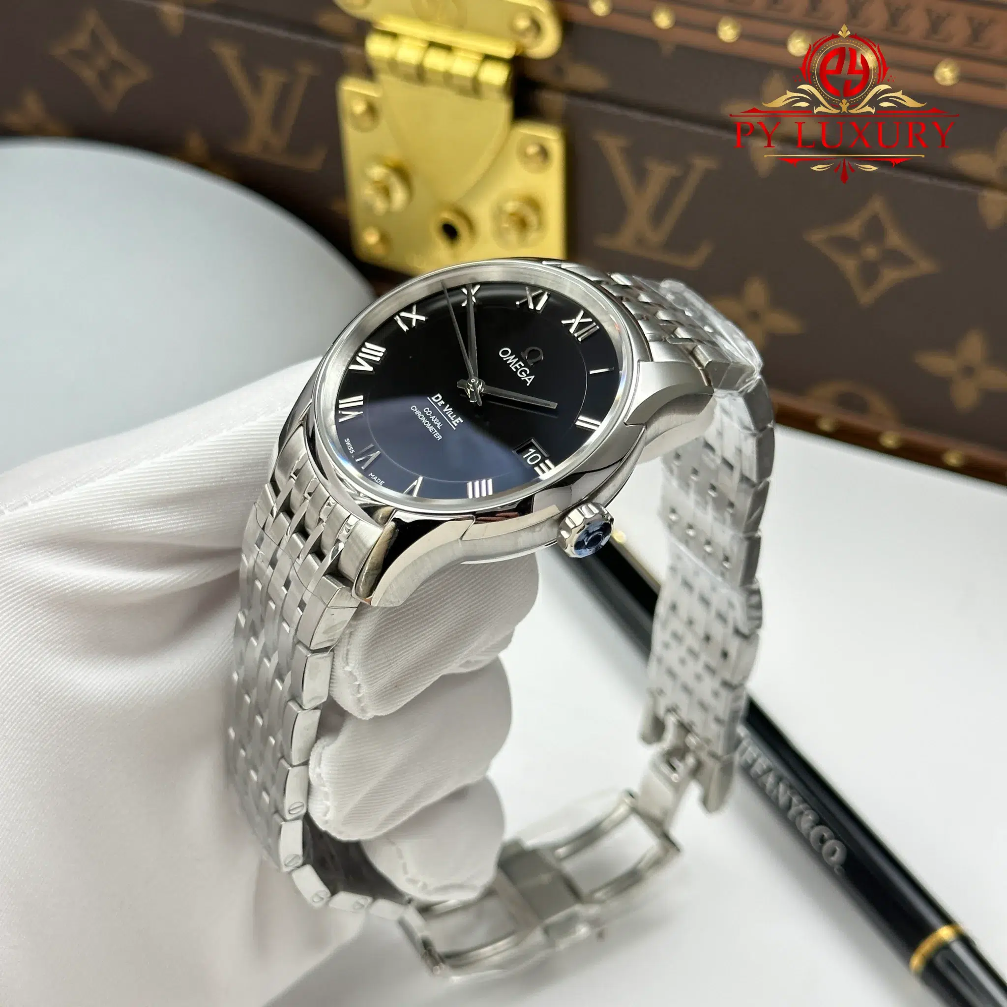 Omega DeVille Co-Axial Chronometer 431.10.41.21.01.001 Black Dial - 3