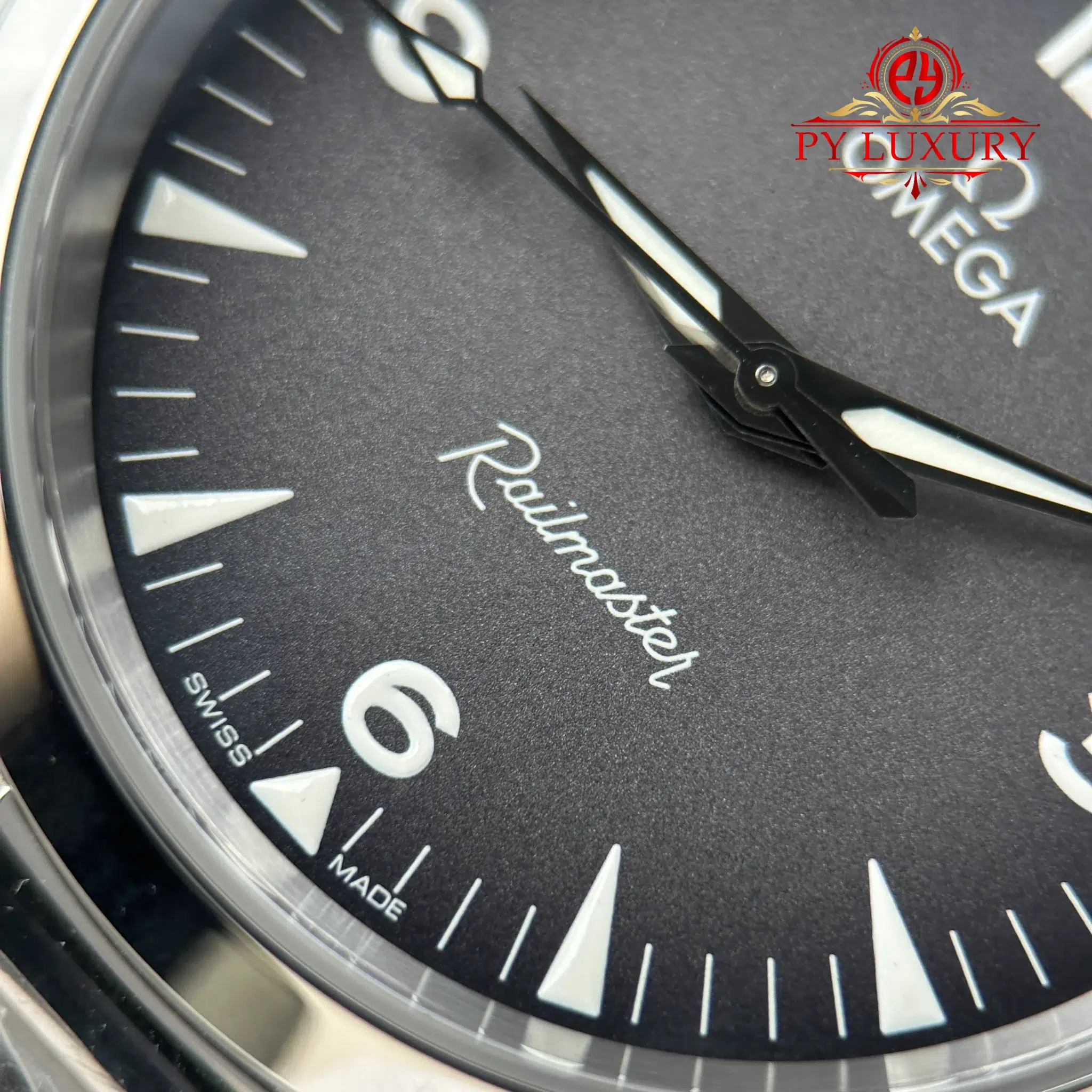 Omega Seamaster Railmaster 235.10.38.20.06.001 Steel Grey Dial Best Replica - 7
