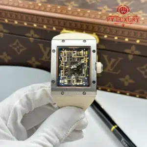 Richard Mille RM16-02 Titanium Extra-Flat White Rubber Band 1:1 Super Clone