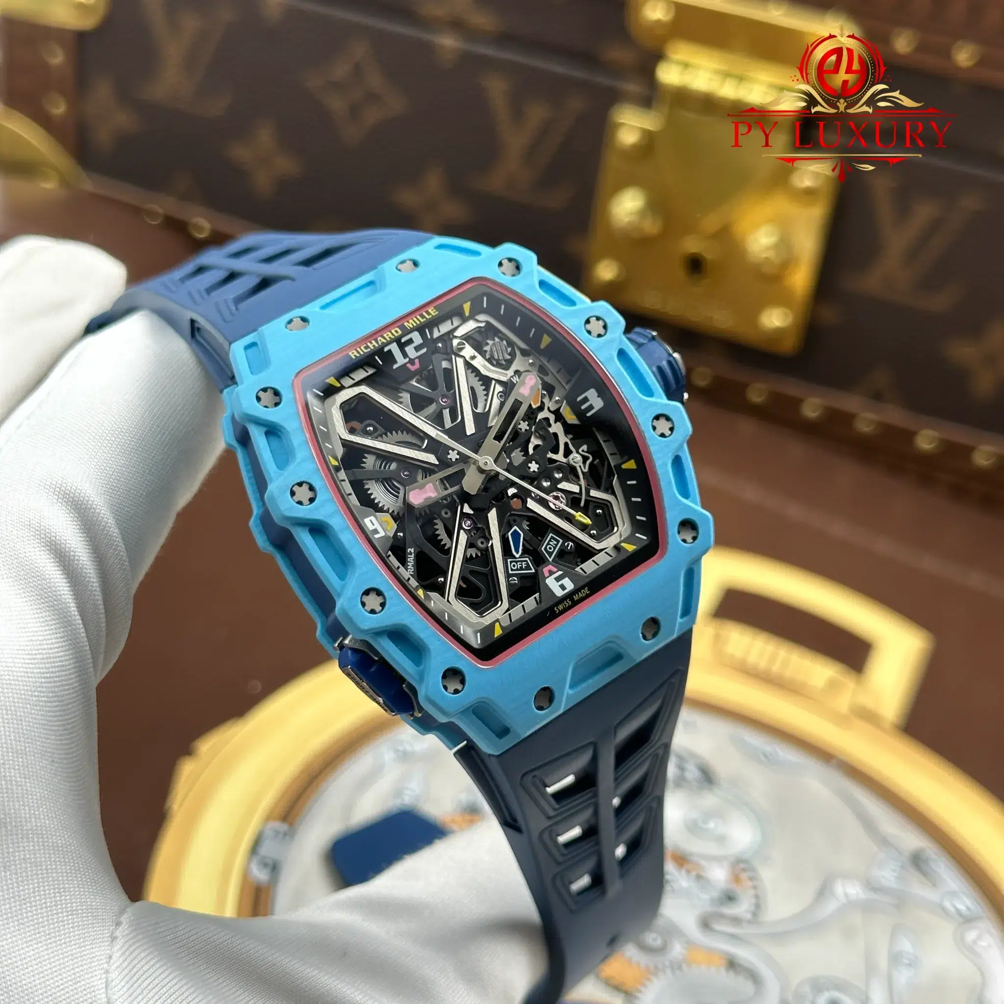 Richard Mille Rm35-03 Rafael Nadal Pastel Blue Quartz TPT - 2