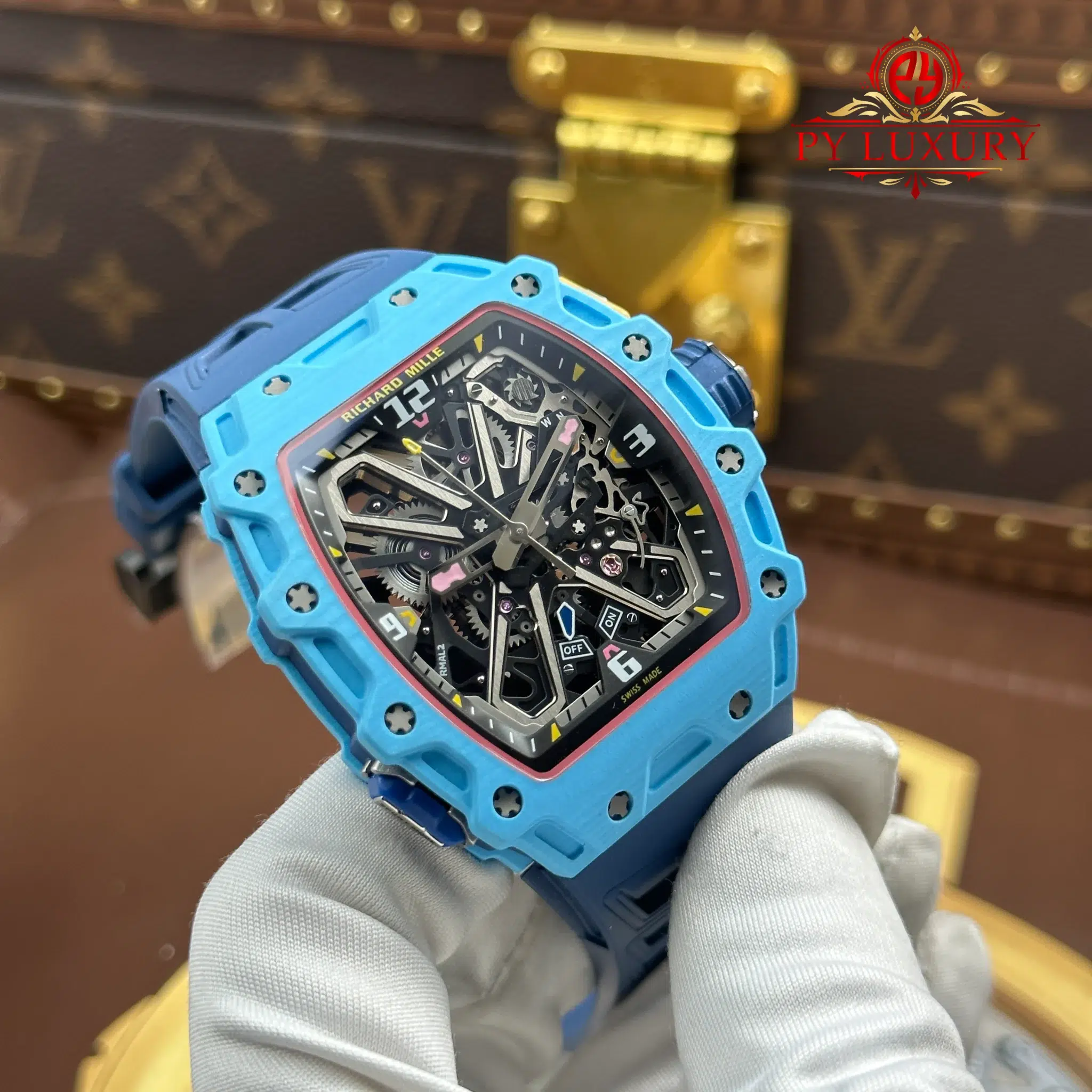 Richard Mille Rm35-03 Rafael Nadal Pastel Blue Quartz TPT - 4