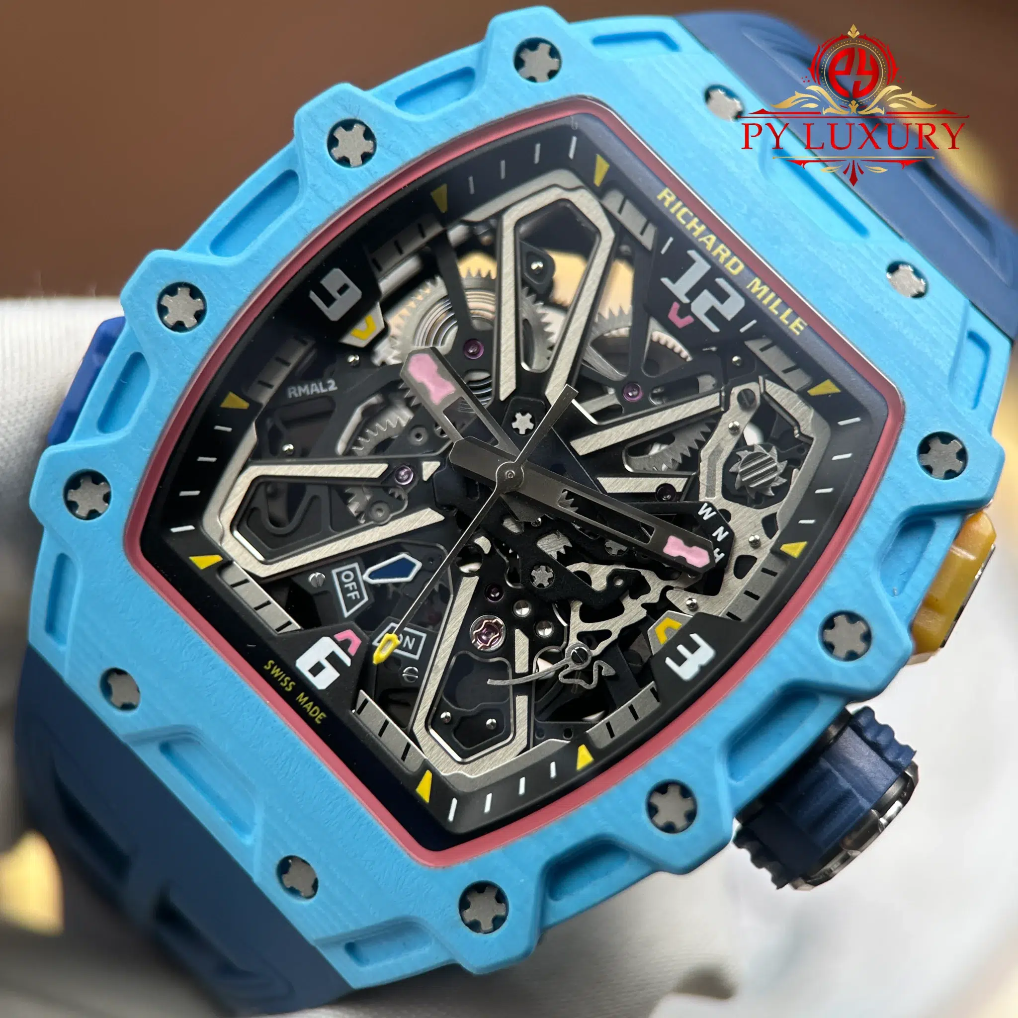 Richard Mille Rm35-03 Rafael Nadal Pastel Blue Quartz TPT - 5