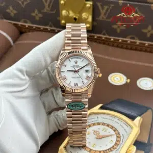 Rolex Day-Date 228235-0032 Rose Gold White Roman Dial 1:1 Top Quality Super Clone RC Factory