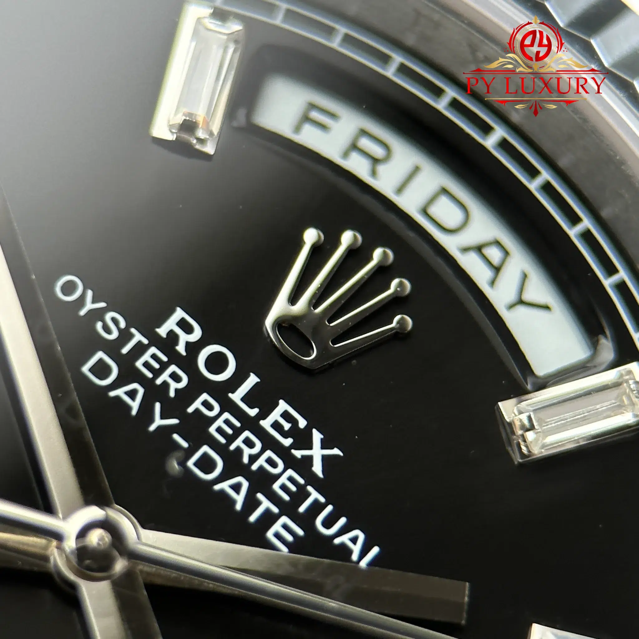 Rolex Day-Date 228239-0005 Black Diamond-set Dial Top Quality Replica 210g RCF - 6