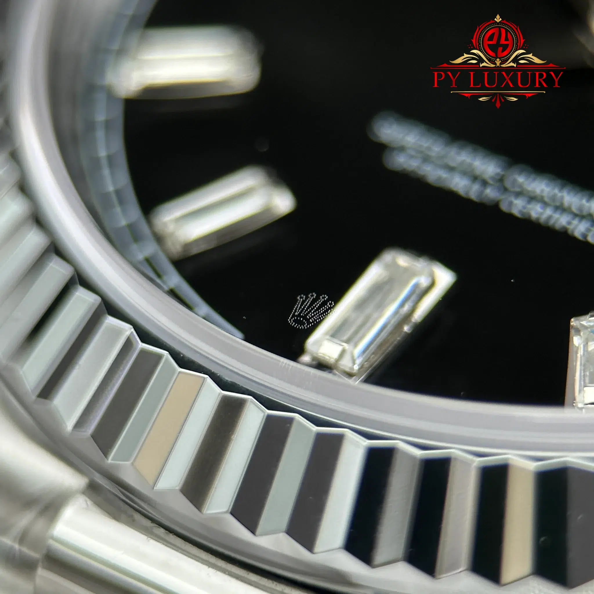 Rolex Day-Date 228239-0005 Black Diamond-set Dial Top Quality Replica 210g RCF - 8