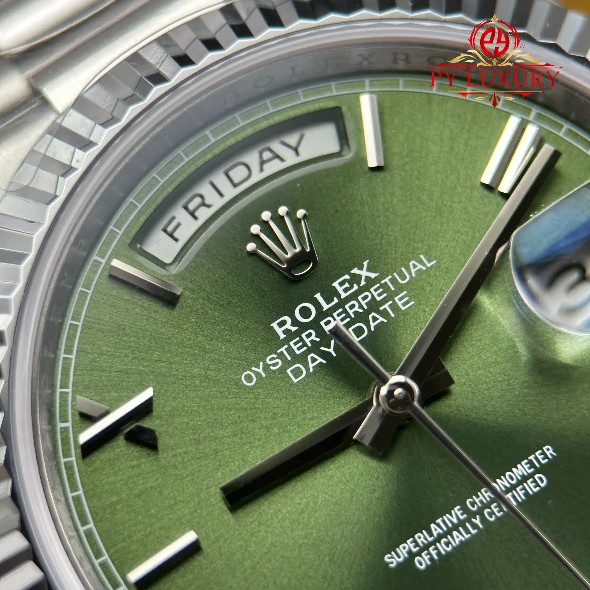 Rolex Day-Date 228239-0033 Olive Green Dial Top Quality Replica 210g RCF - 6