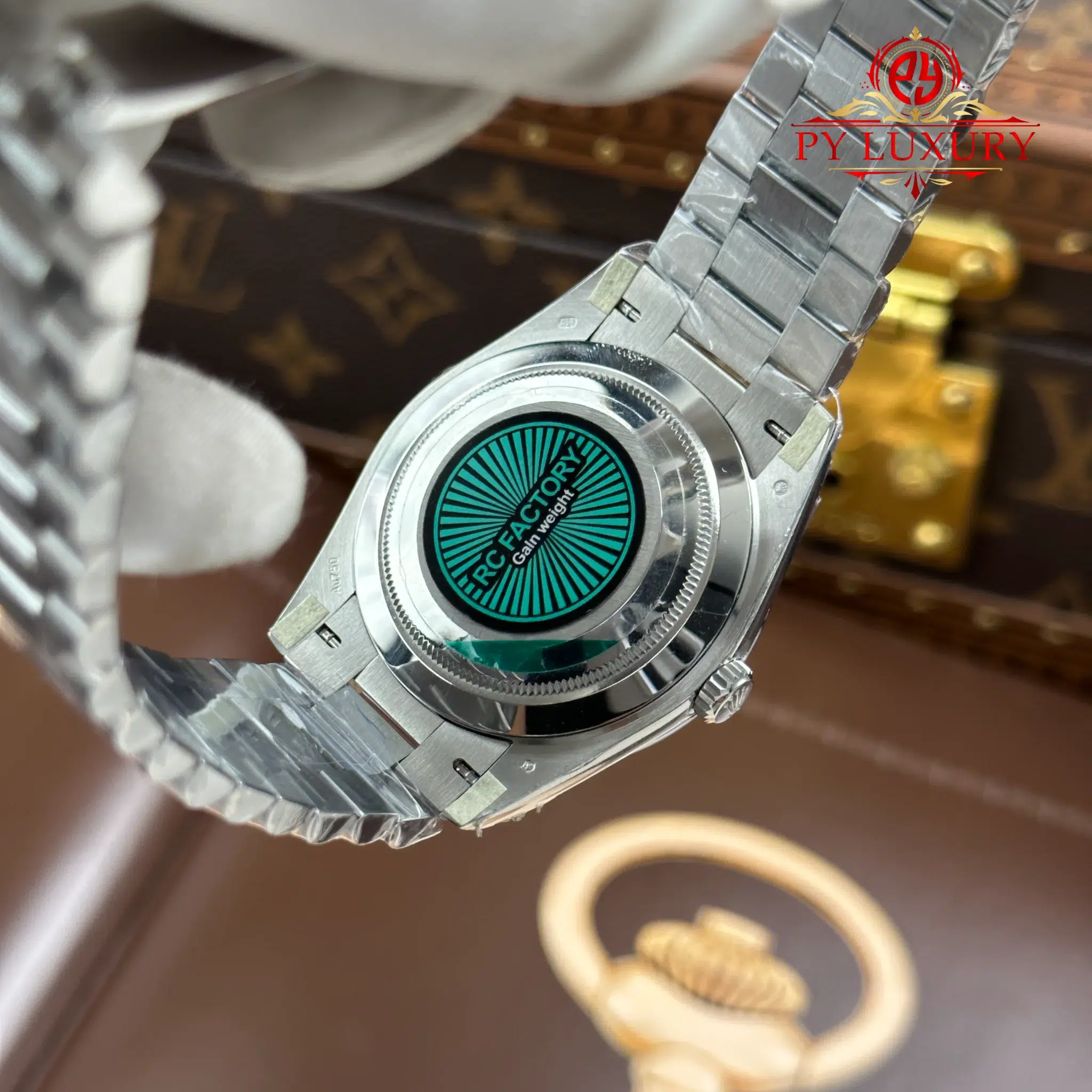 Rolex Day-Date 228239-0078 White MOP Diamond-set Dial Top Quality Replica 210g RCF - 11