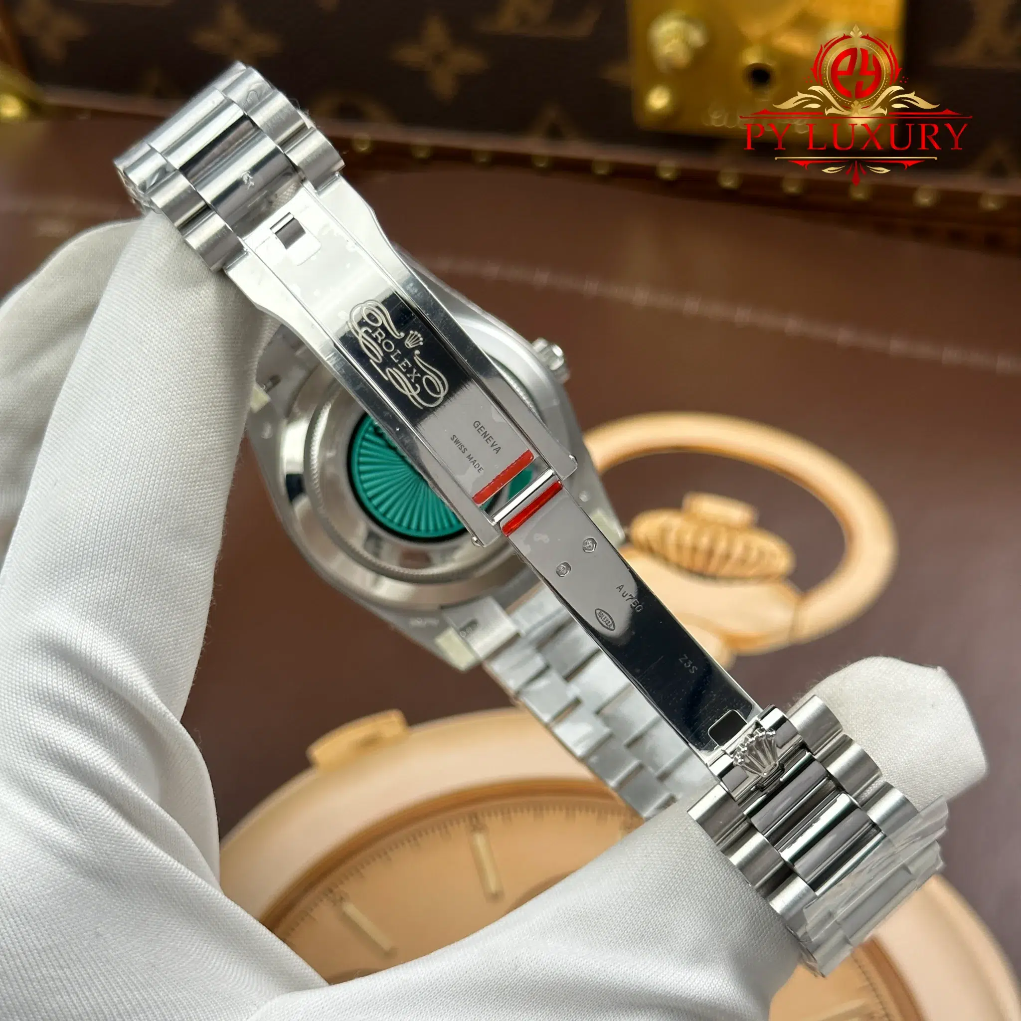 Rolex Day-Date 228239-0078 White MOP Diamond-set Dial Top Quality Replica 210g RCF - 12