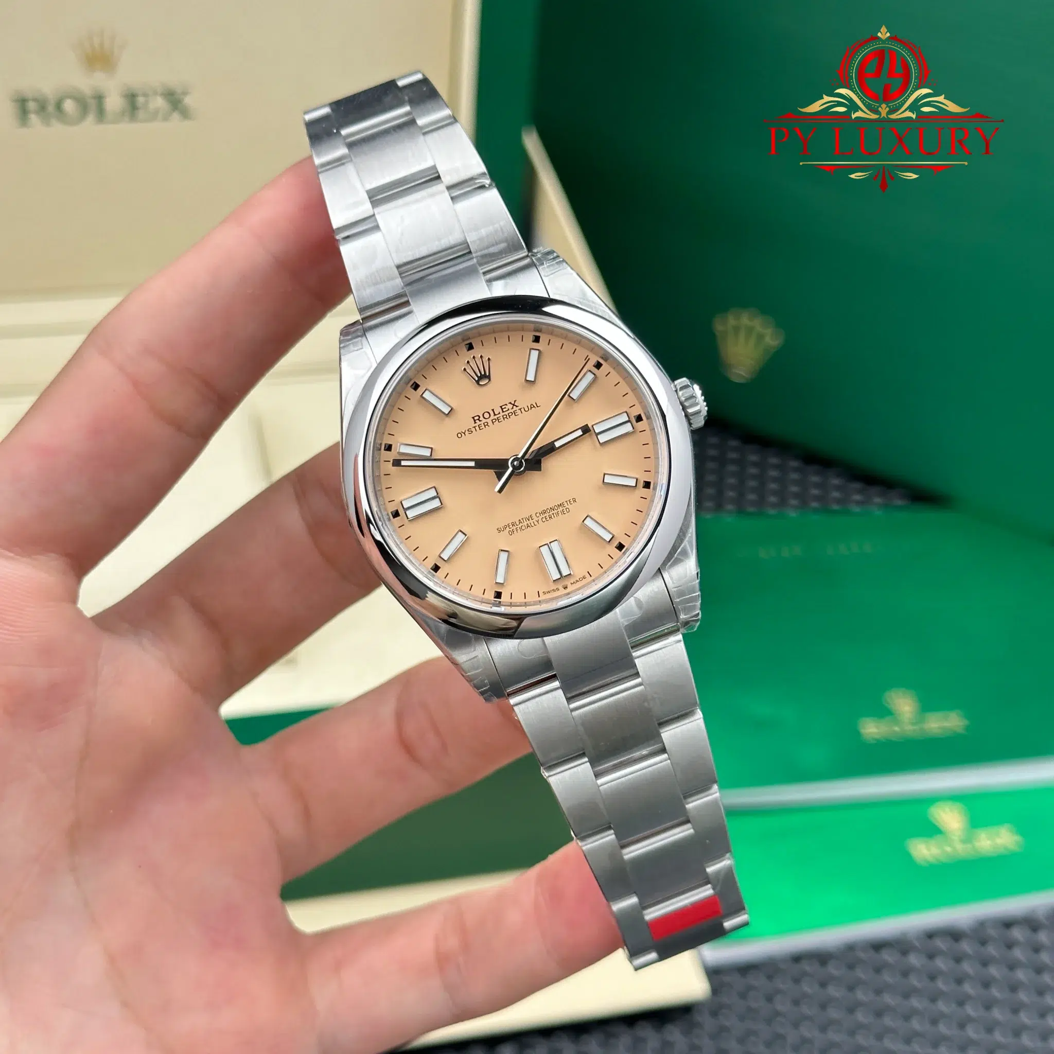 Rolex Oyster Perpetual 134300-0007 Beige Dial Oyster Bracelet Best Replica VSF - 2
