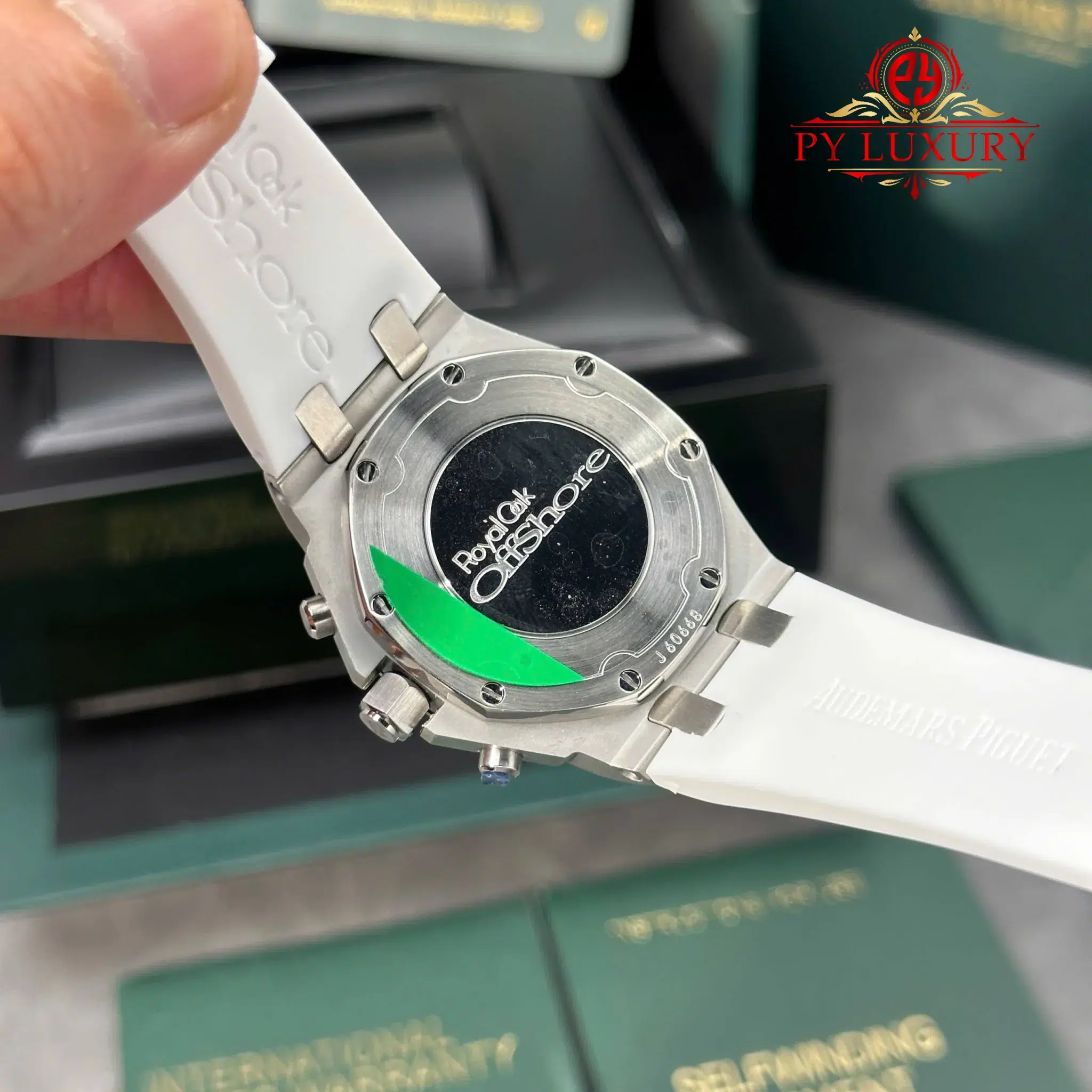 Audemars Piguet Royal Oak Offshore Chronograph 26231ST White Dial Diamond Bezel 1 1 Best Replica PPF - 9